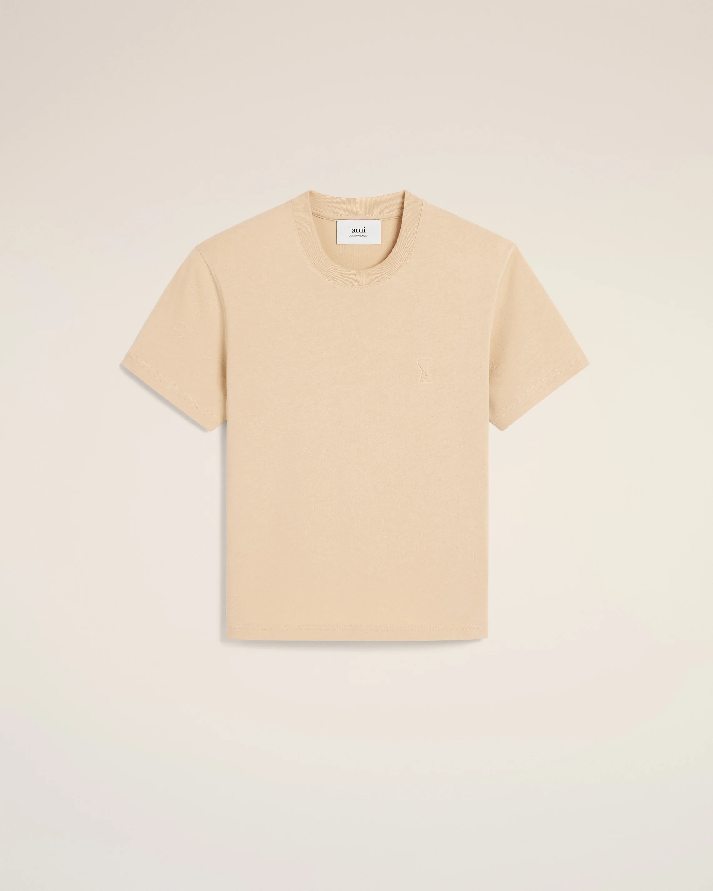 Beige Cotton Ami de Coeur T-Shirt