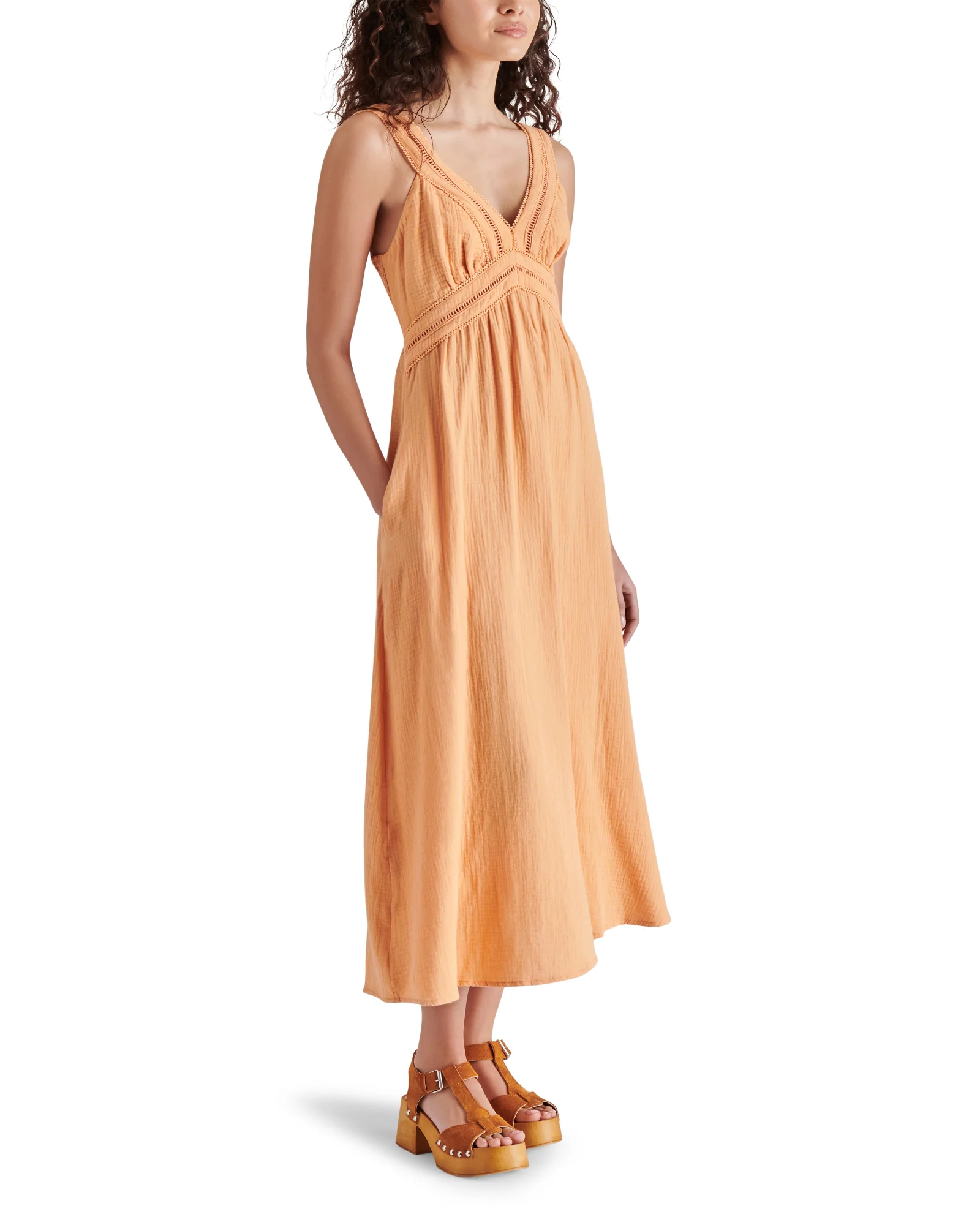TARYN DRESS PERSIMMON