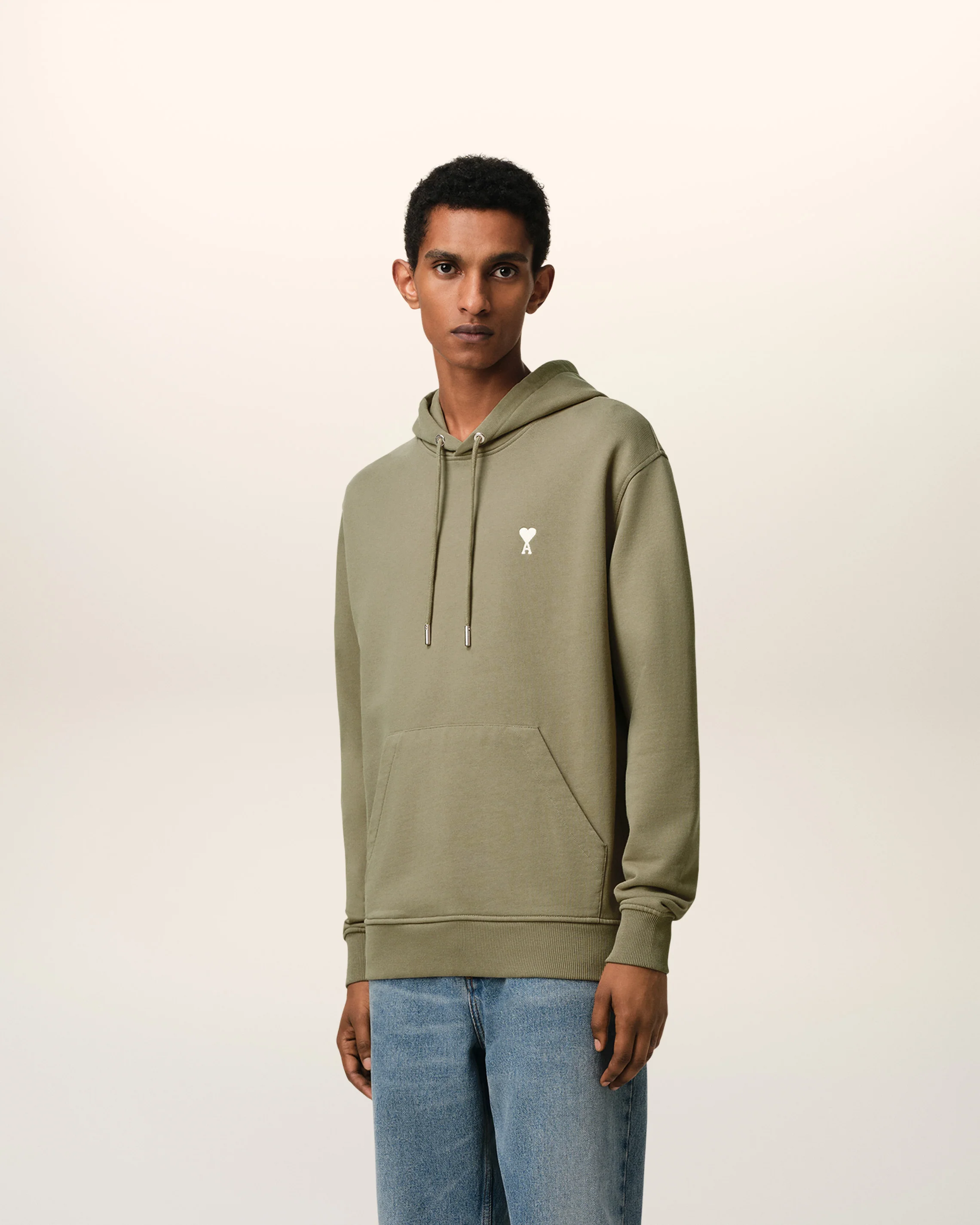 Green Cotton Ami de Coeur Hoodie