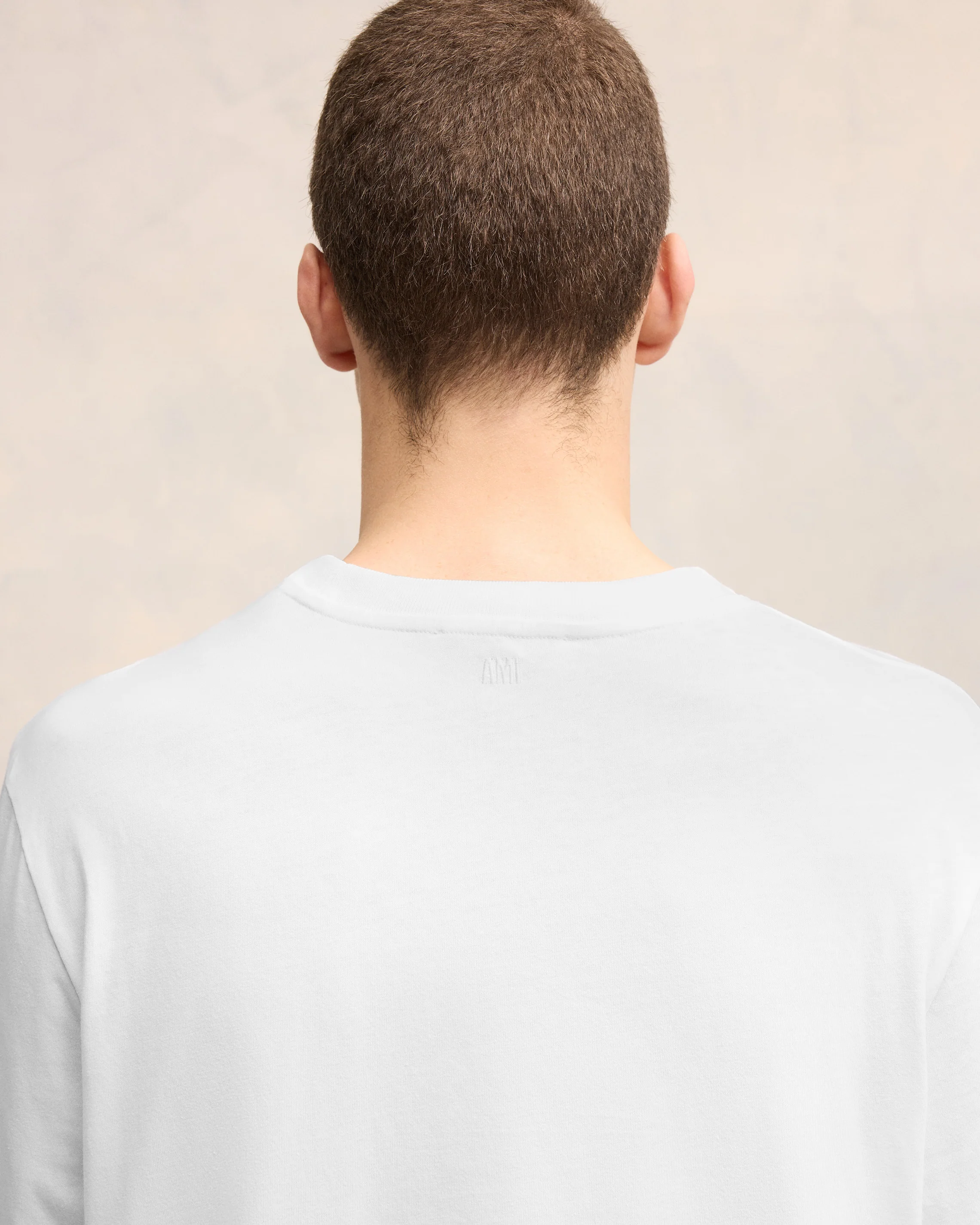 White Cotton Ami de Coeur Long Sleeves T-Shirt