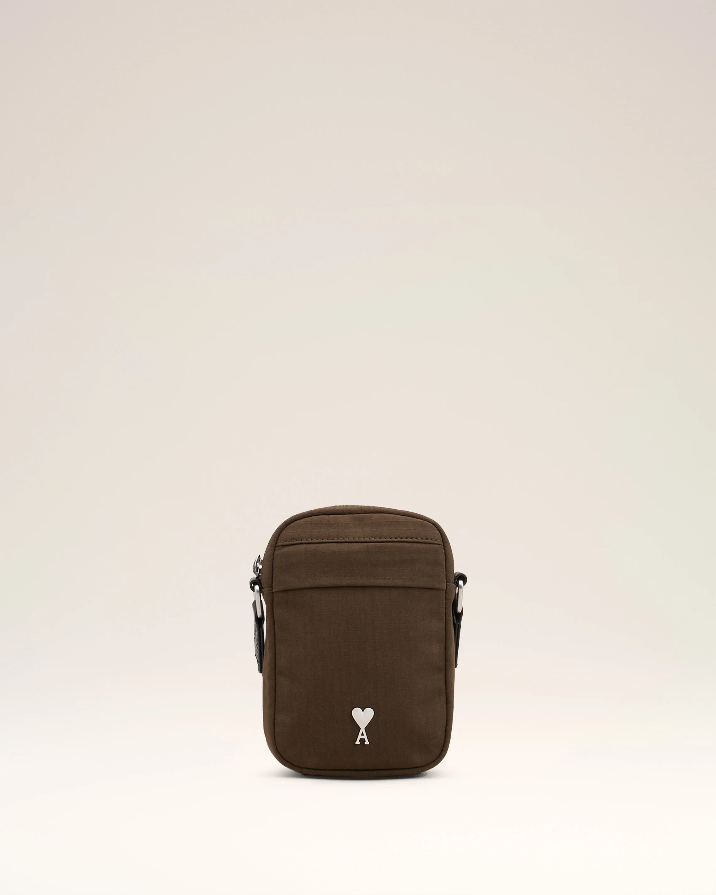 Green Canvas Small Ami de Coeur Crossbody Bag