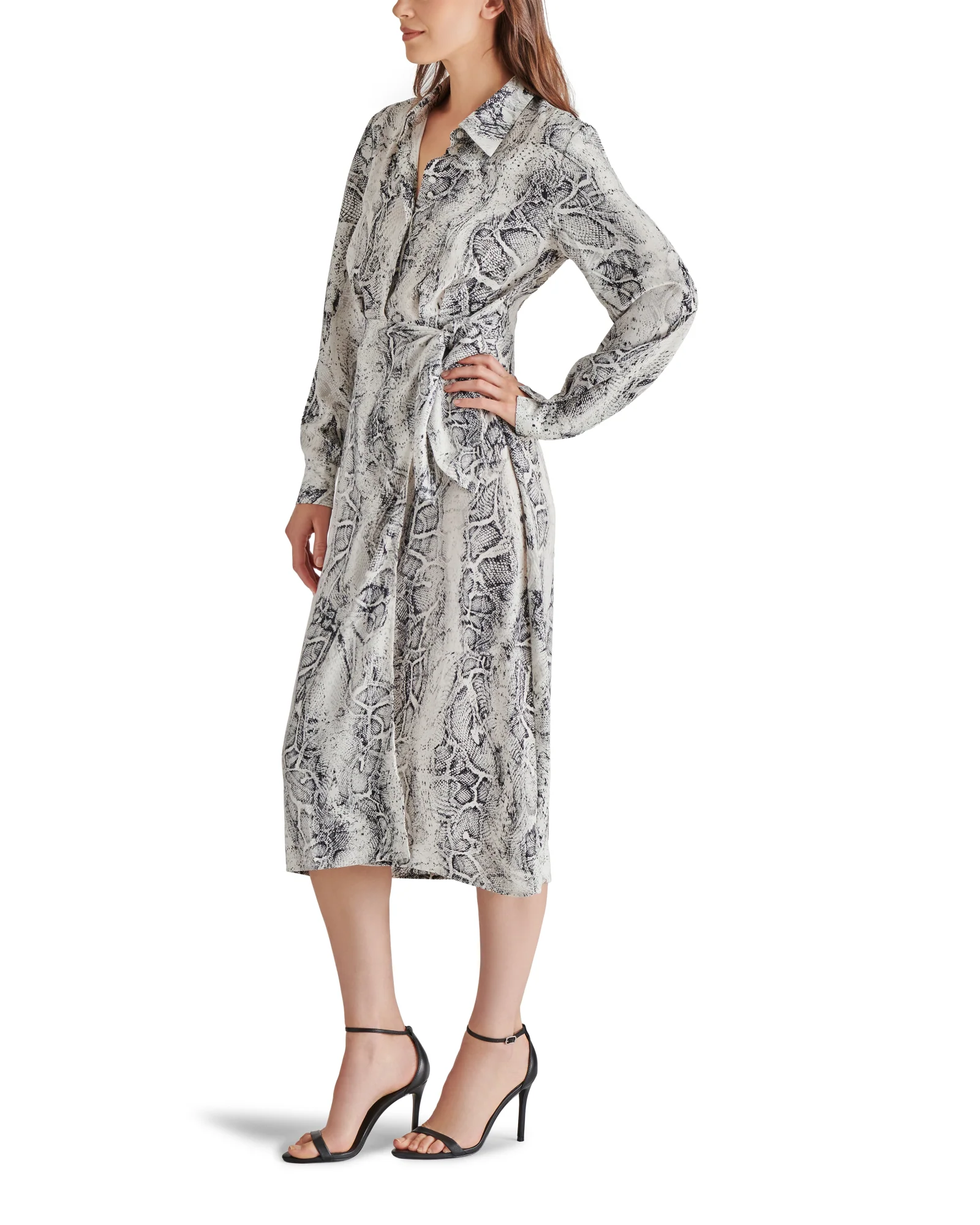 DANIELLA DRESS BLACK/WHITE