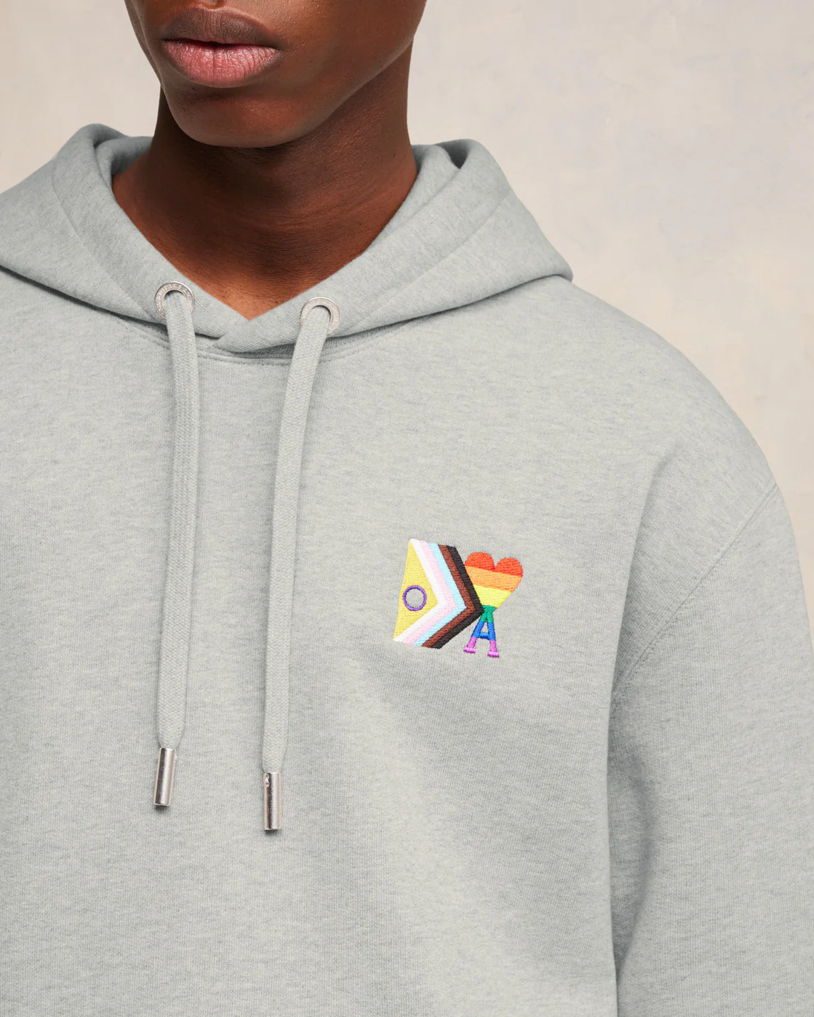 Rainbow Ami de Coeur Classic Fit Hoodie