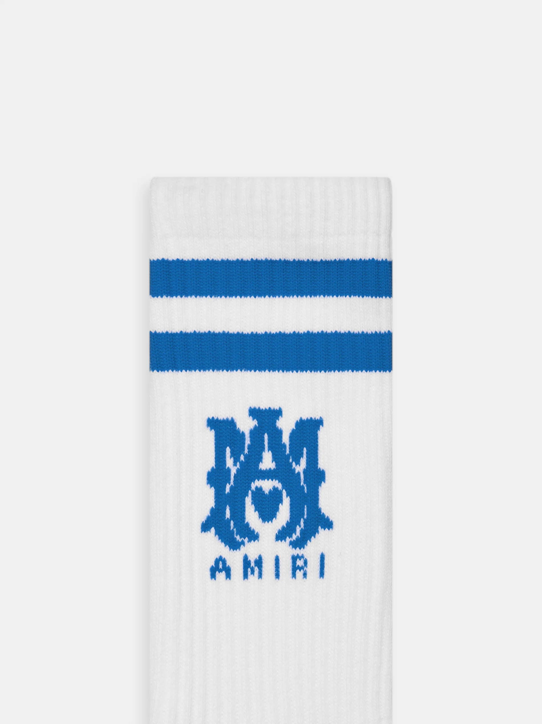 MA STRIPE SOCKS - White Blue