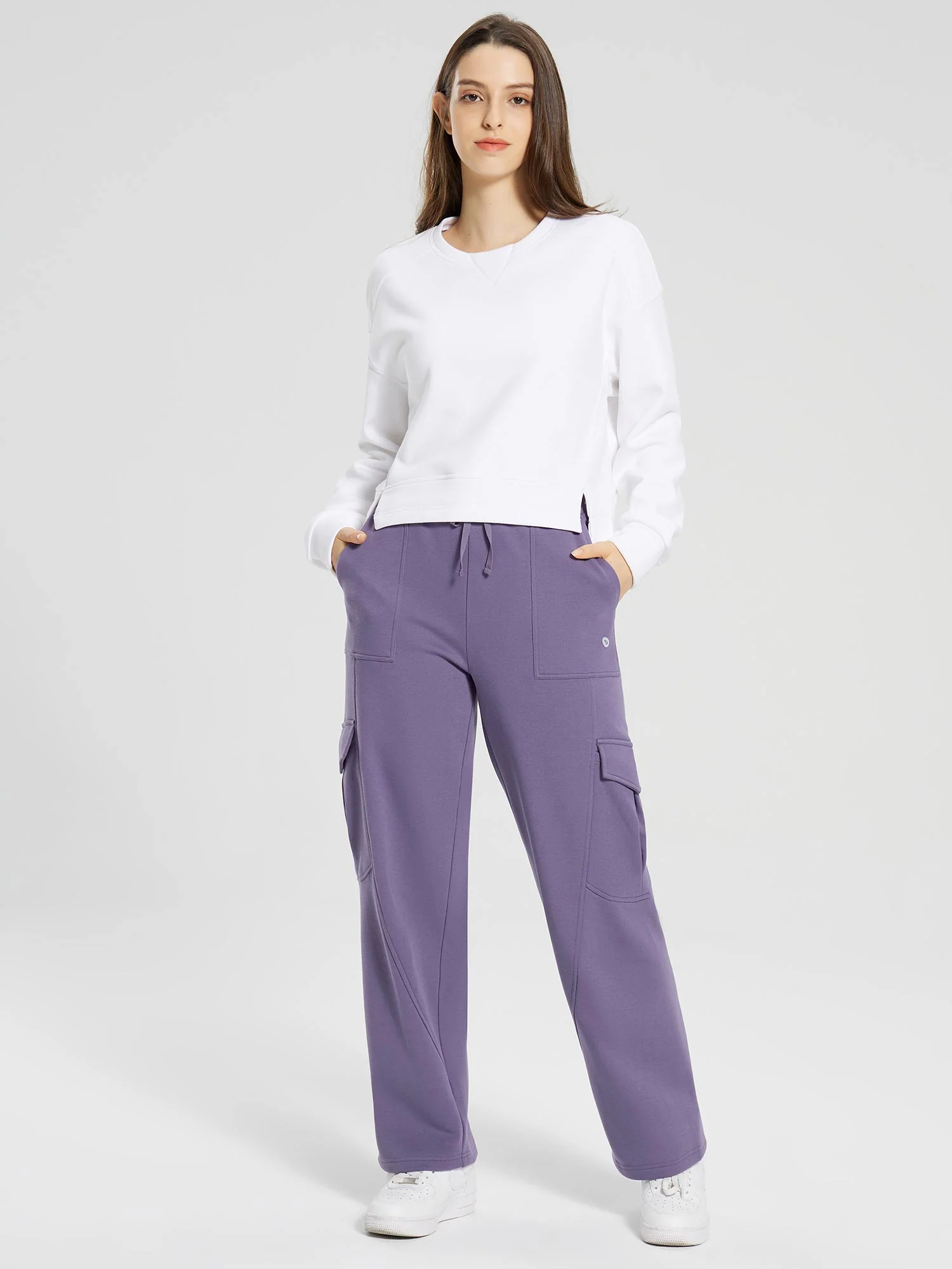 Evergreen Fleece Multi-Pocket Cargo Pants