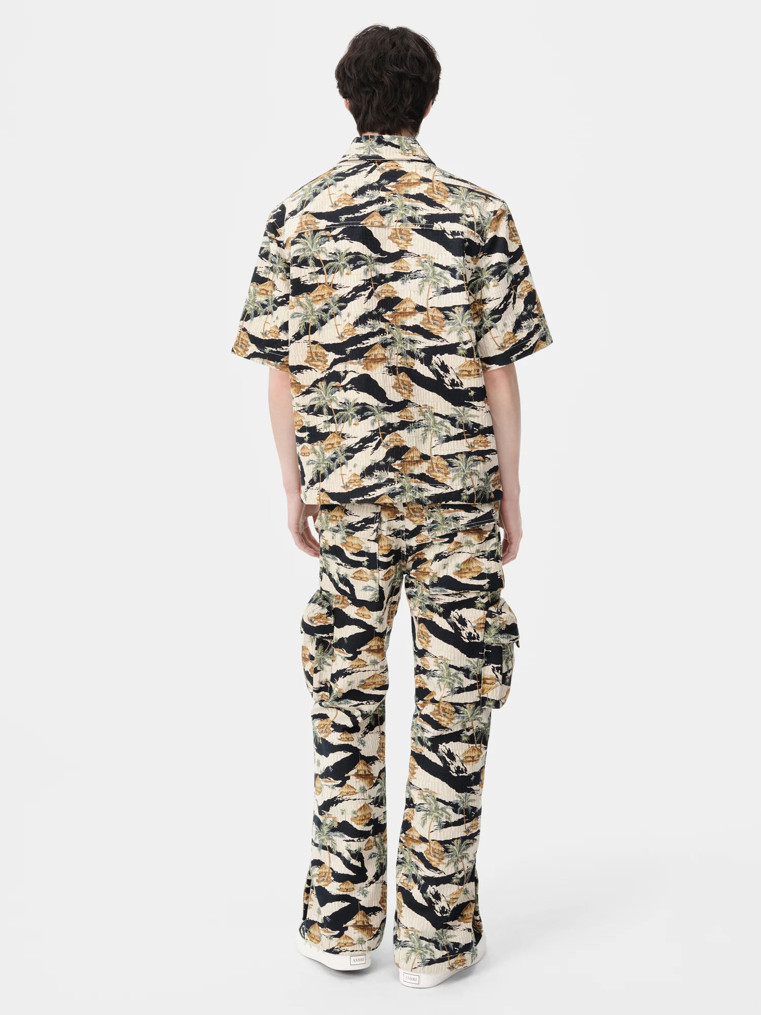 AMIRI REPEAT PALM BAGGY M65 CARGO - Mojave Desert