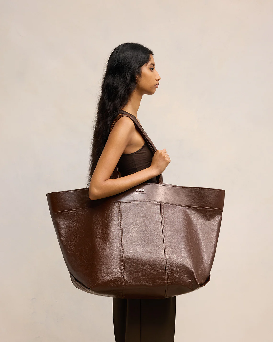 East West Maxi Ami Shopping Bag