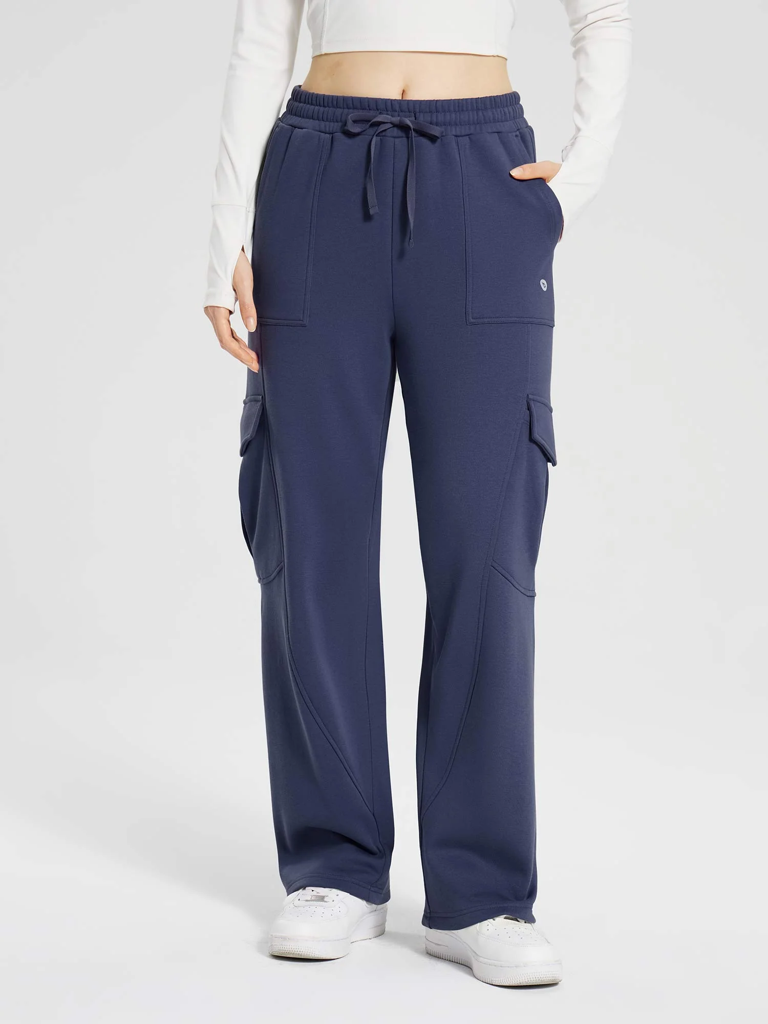 Evergreen Fleece Multi-Pocket Cargo Pants