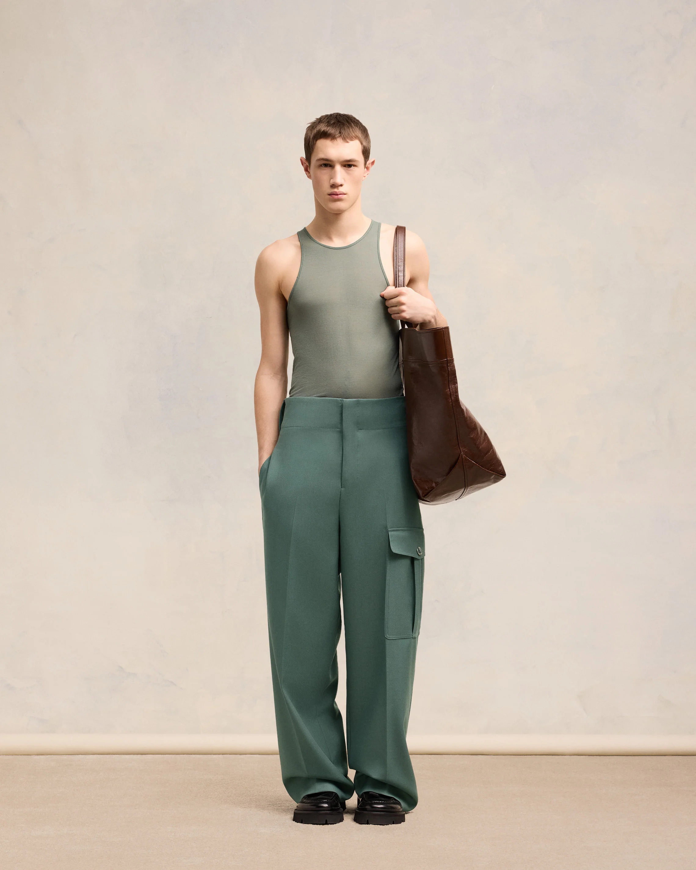 Straight Fit Trousers