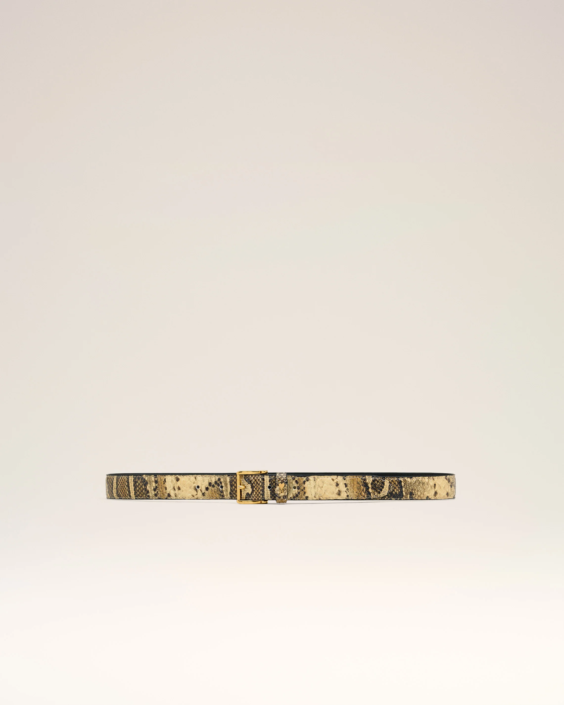 Beige Leather Paris Paris Belt