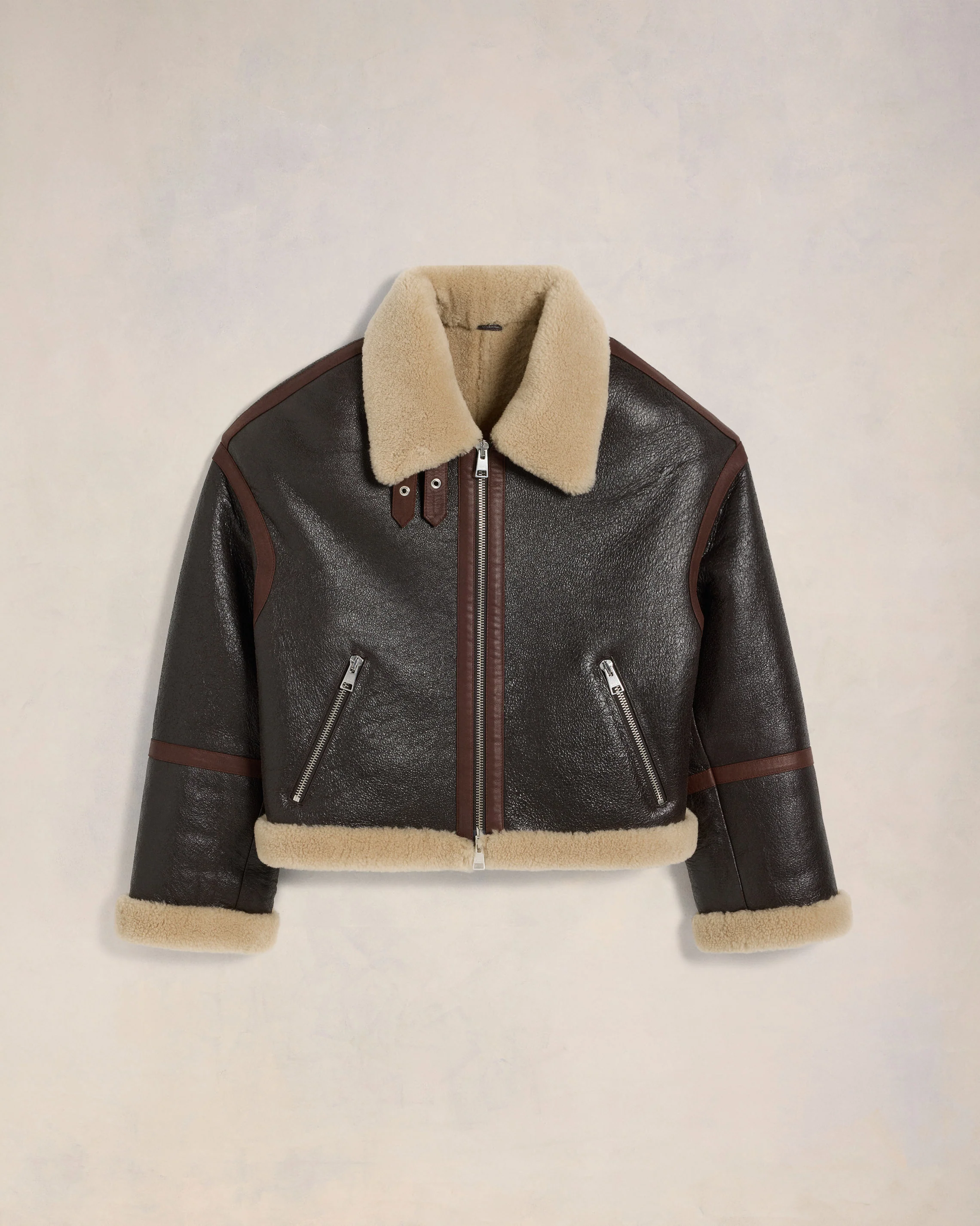 Shearling Zipped Jacket