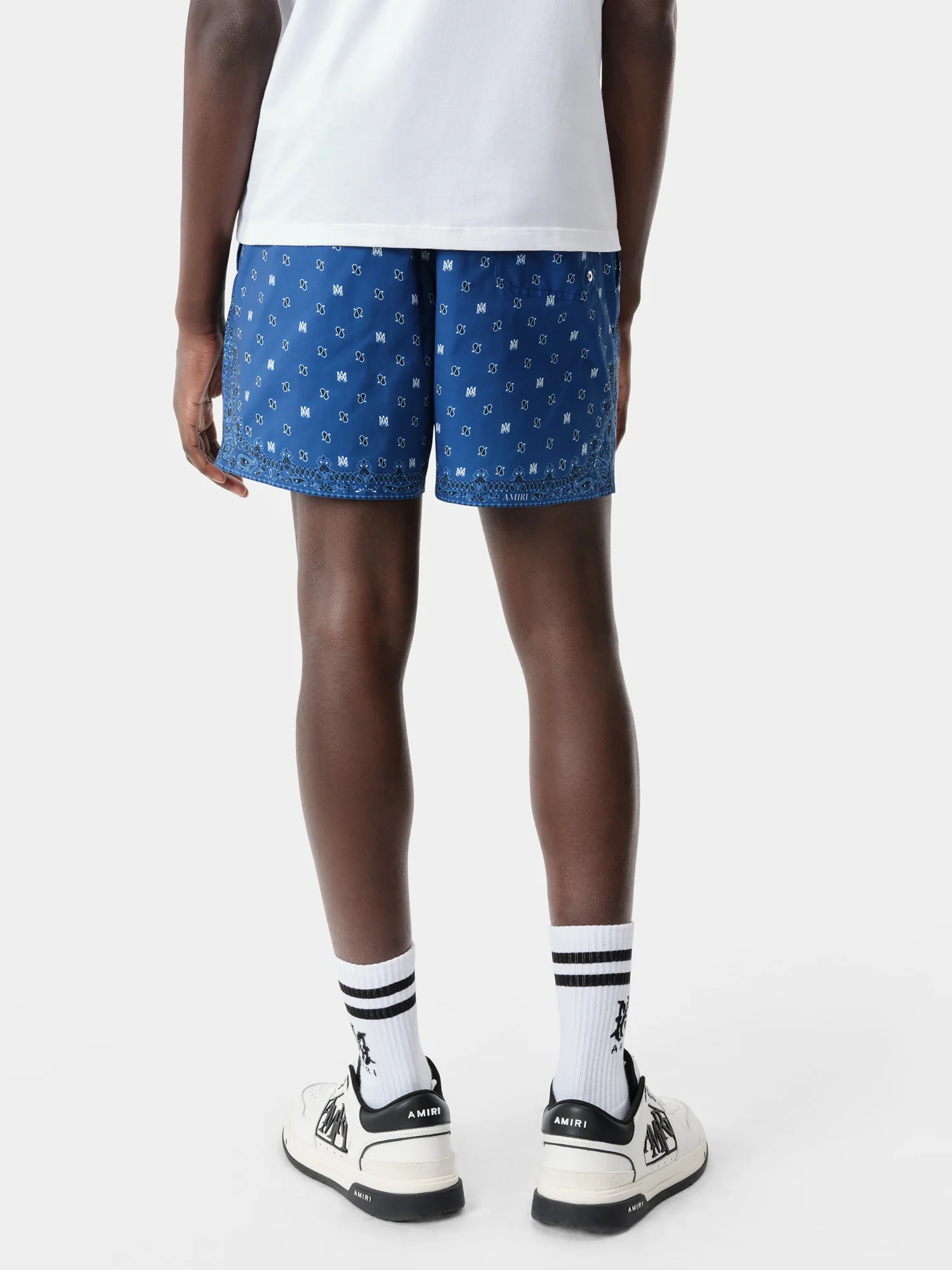 MA PAISLEY SWIM TRUNK - Blue