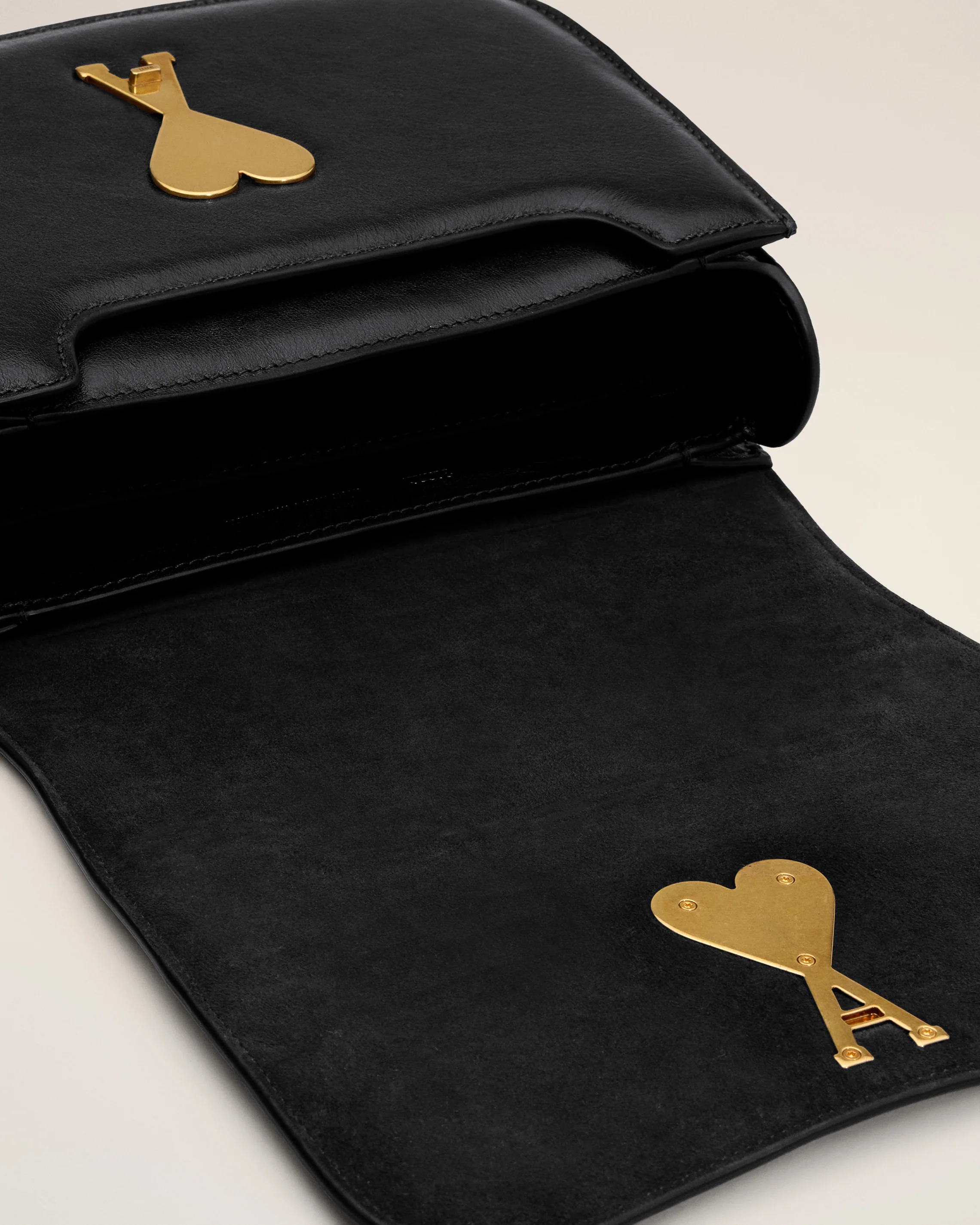 Black Leather Paris Paris Bag