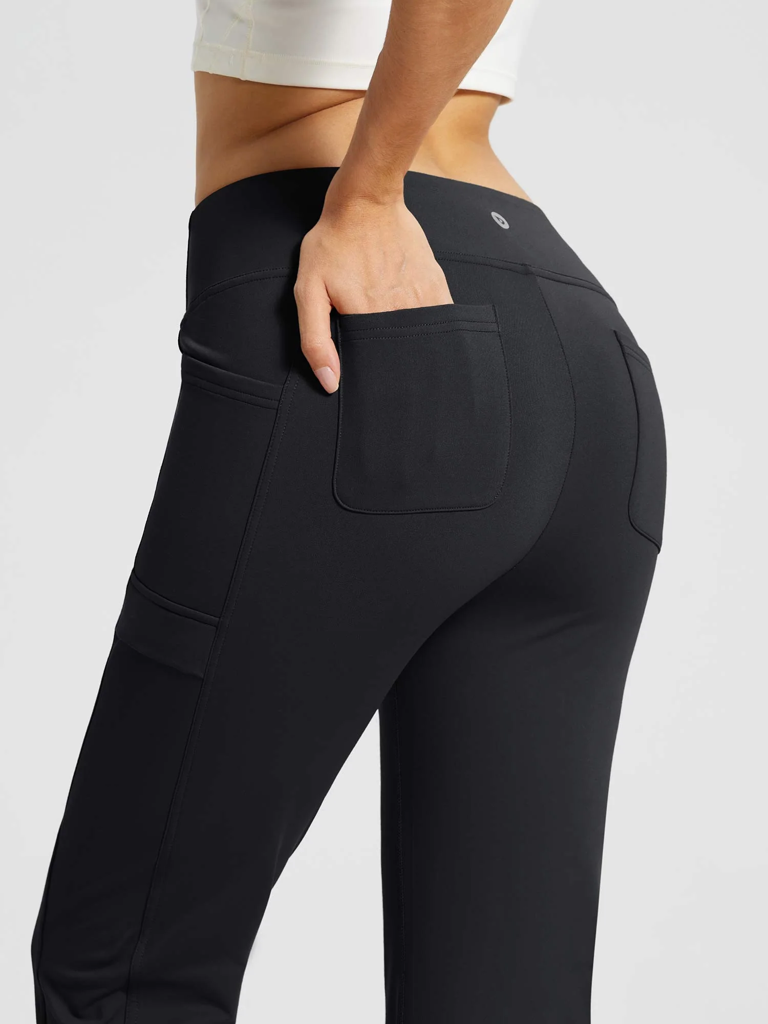 Evergreen Fleece Straight-Leg Trousers