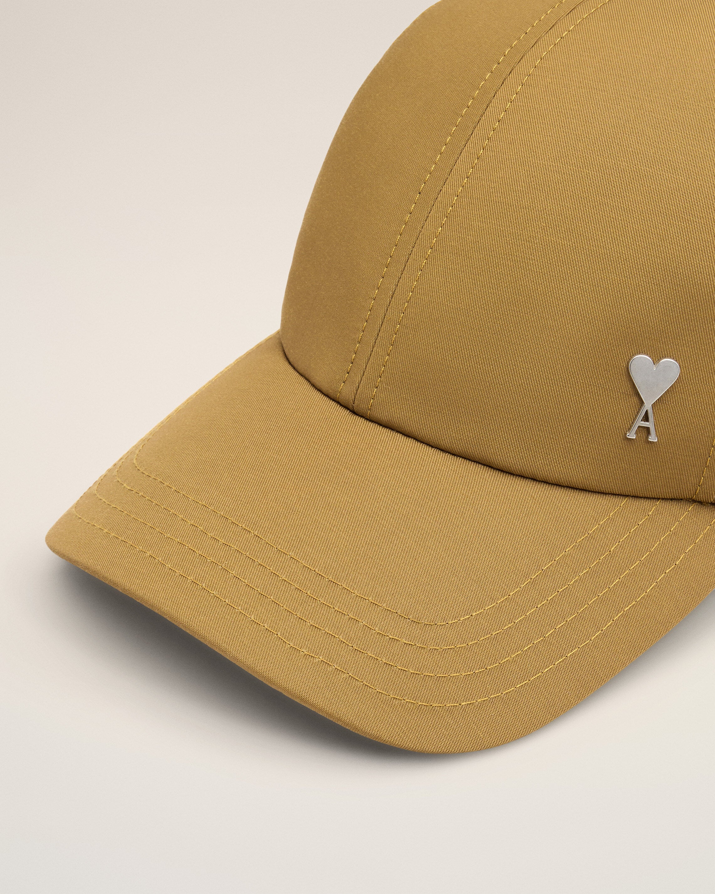 Casquette Moutarde Ami de Coeur En Sergé