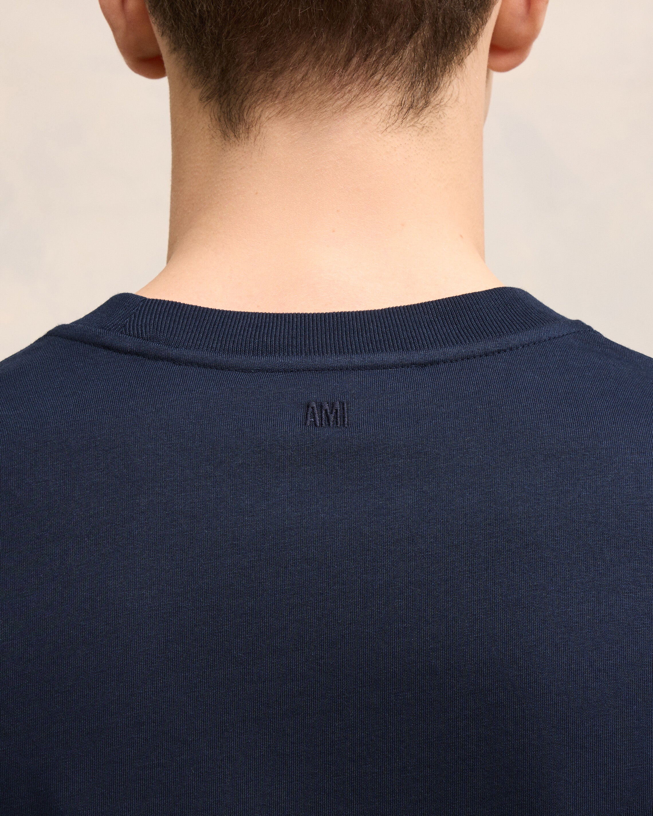 Navy Cotton Ami de Cœur T-Shirt