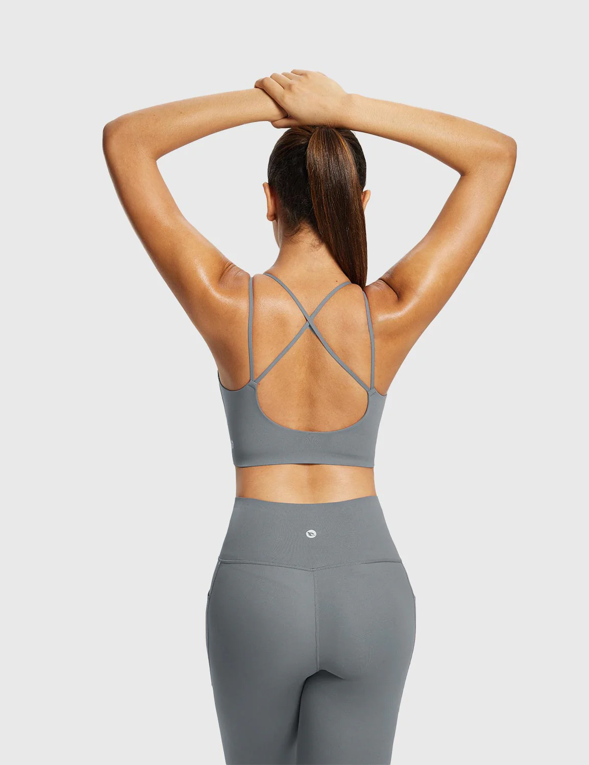 Freeleaf Cross-Strap Low-Impact Sports Bra