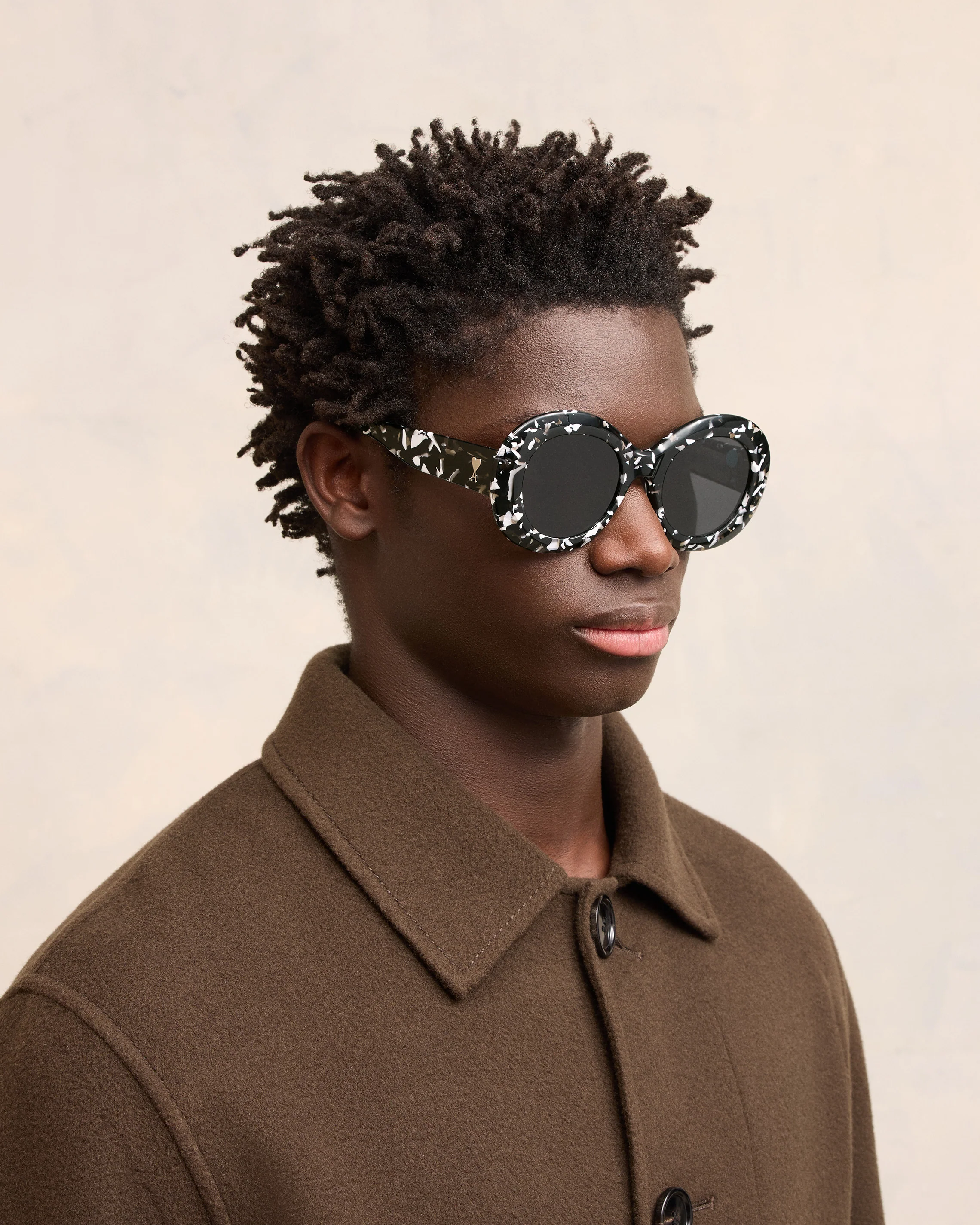 Rounded Ami de Coeur Sunglasses