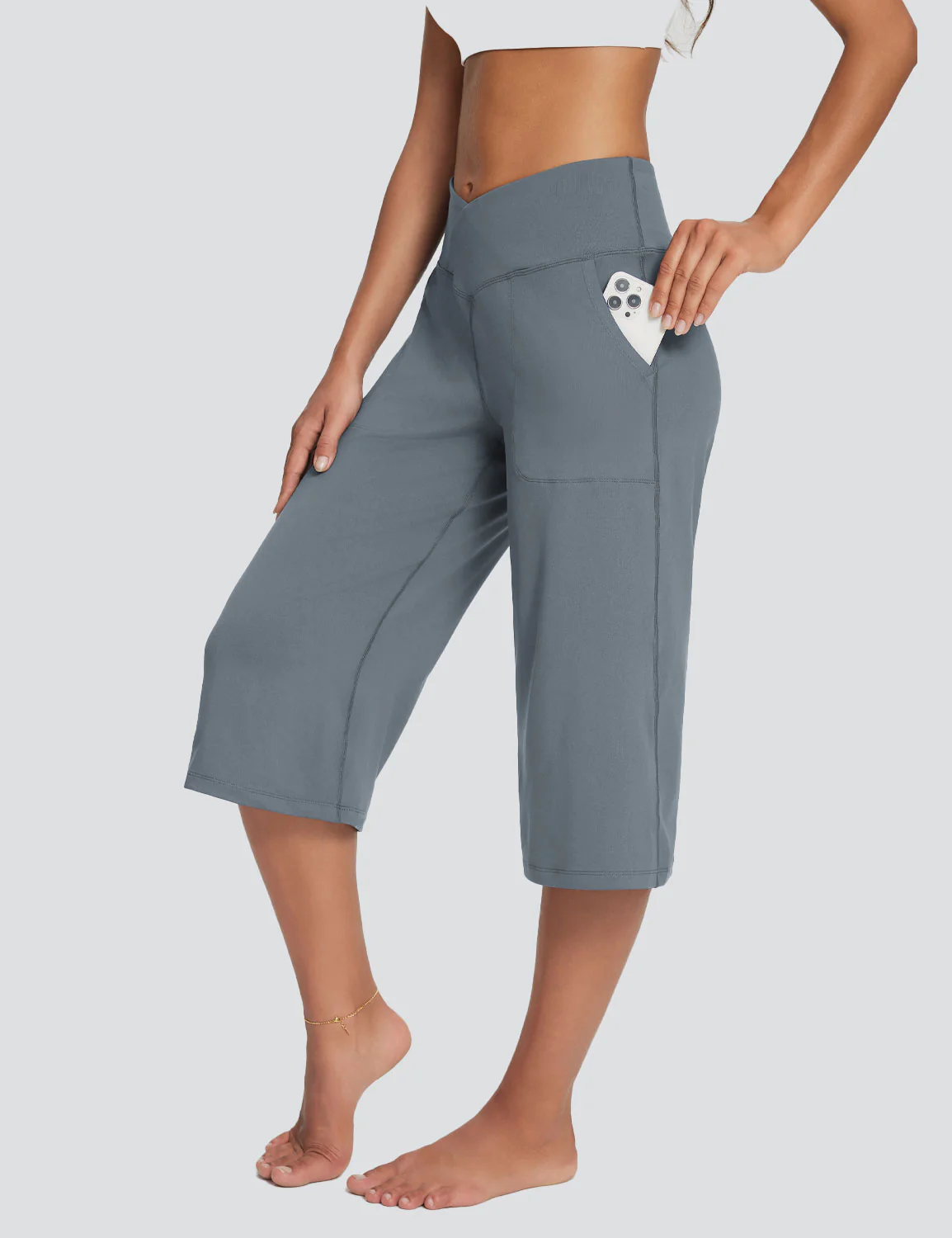 Laureate Crossover High Rise Wide-leg Pants