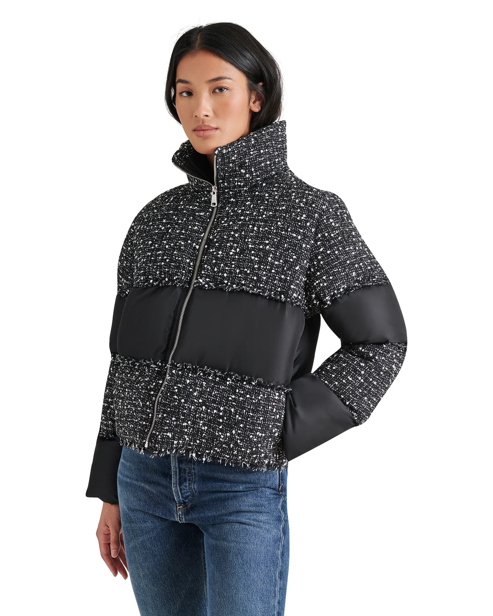 SNOW DROP JACKET BLACK MULTI