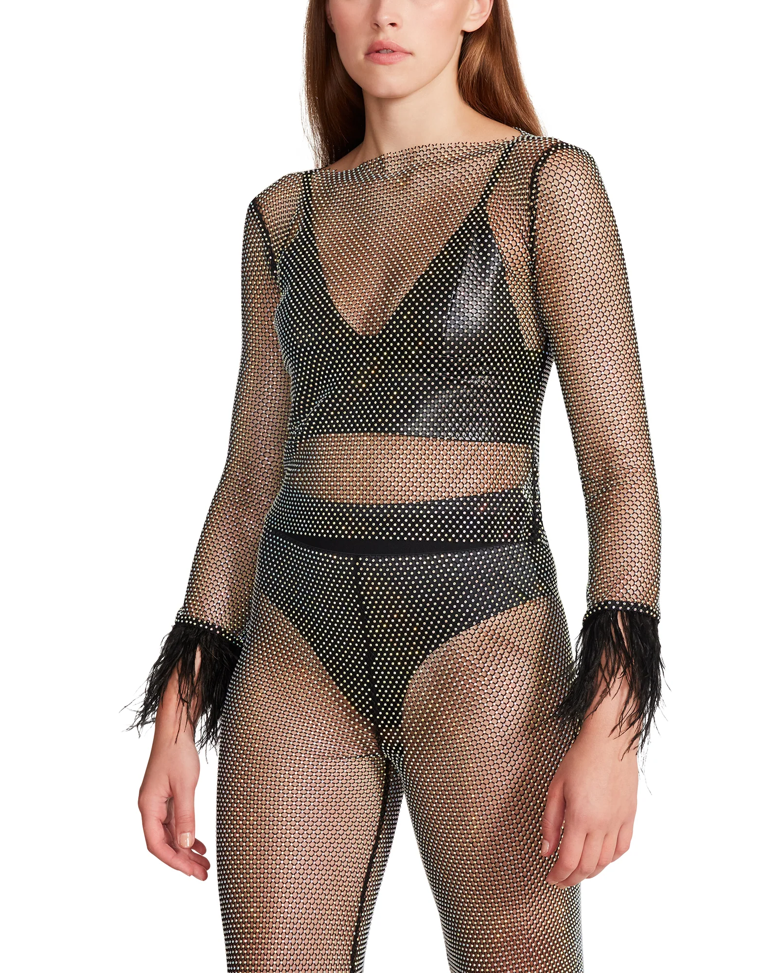 CHARLIZE TOP BLACK MULTI