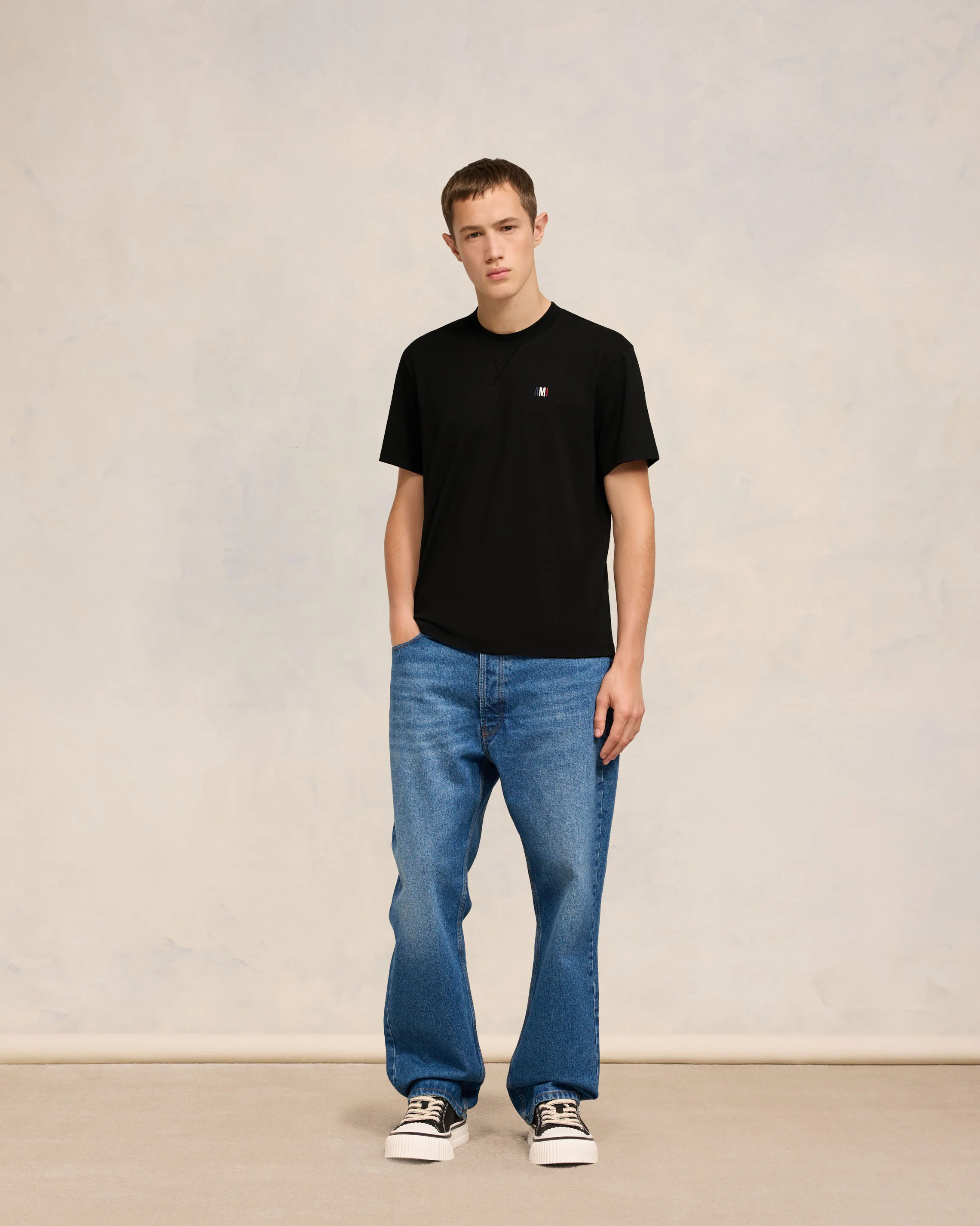 T-shirt Bleu Blanc Rouge Coupe Classique