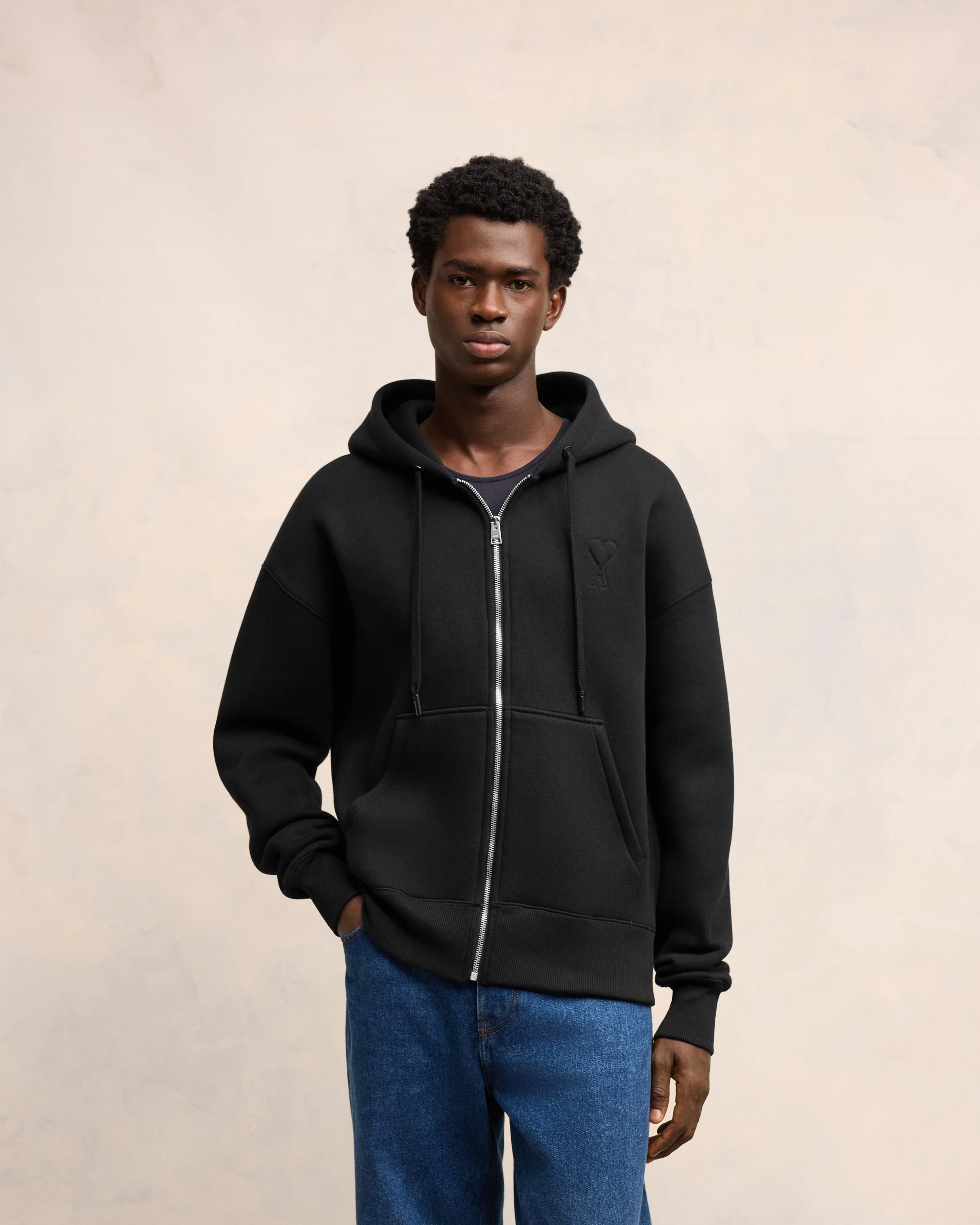 Zipped Ami de Coeur Hoodie