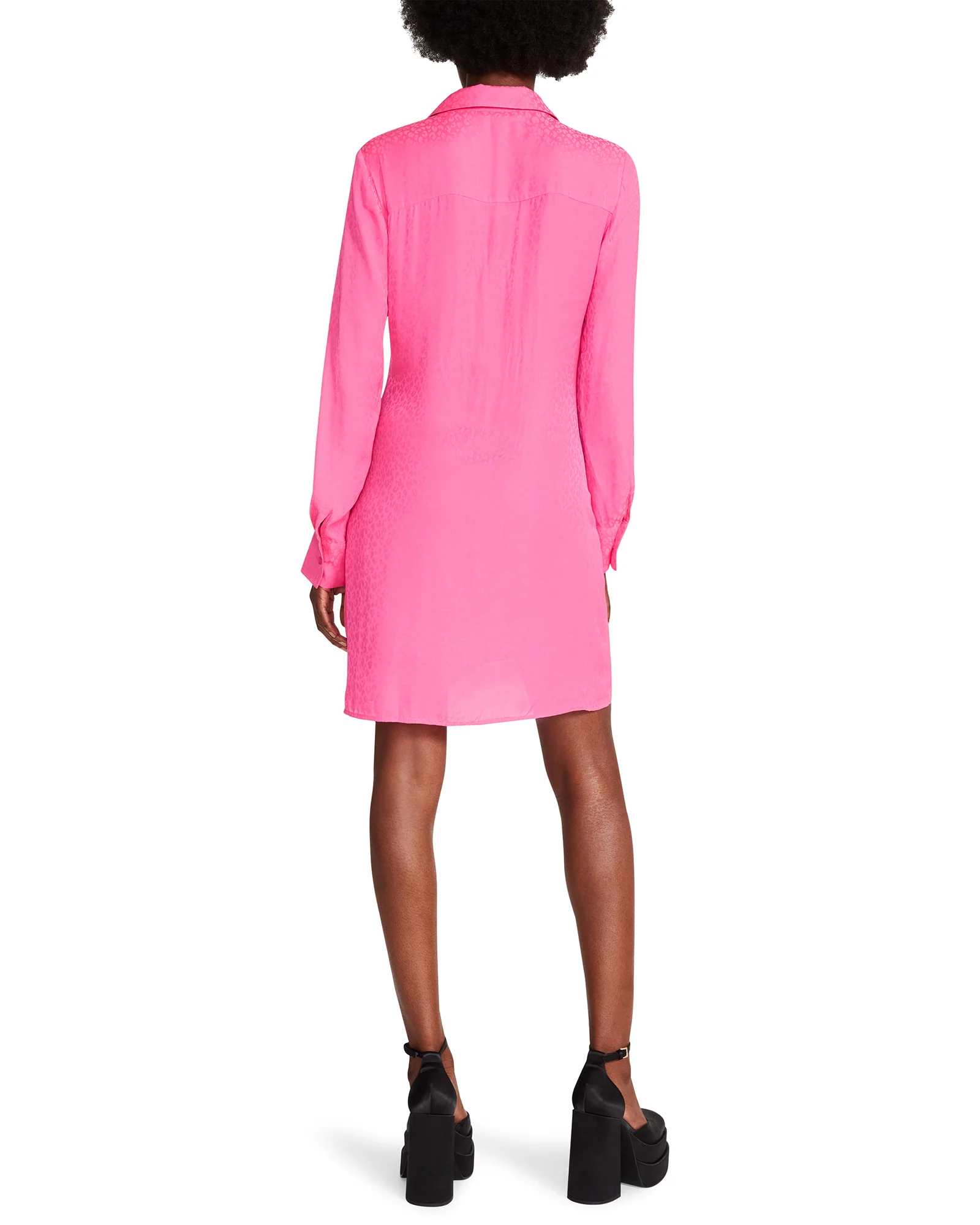 TIE CURIOUS DRESS PINK