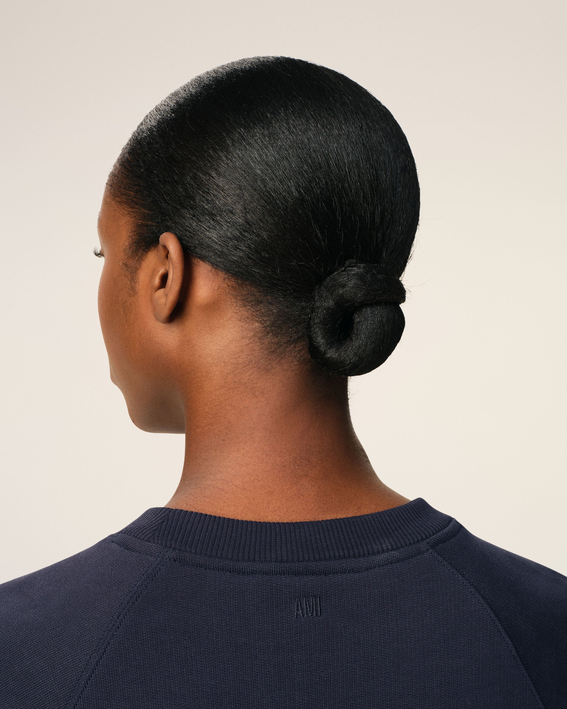 Navy Cotton Ami de Coeur Patch Sweatshirt