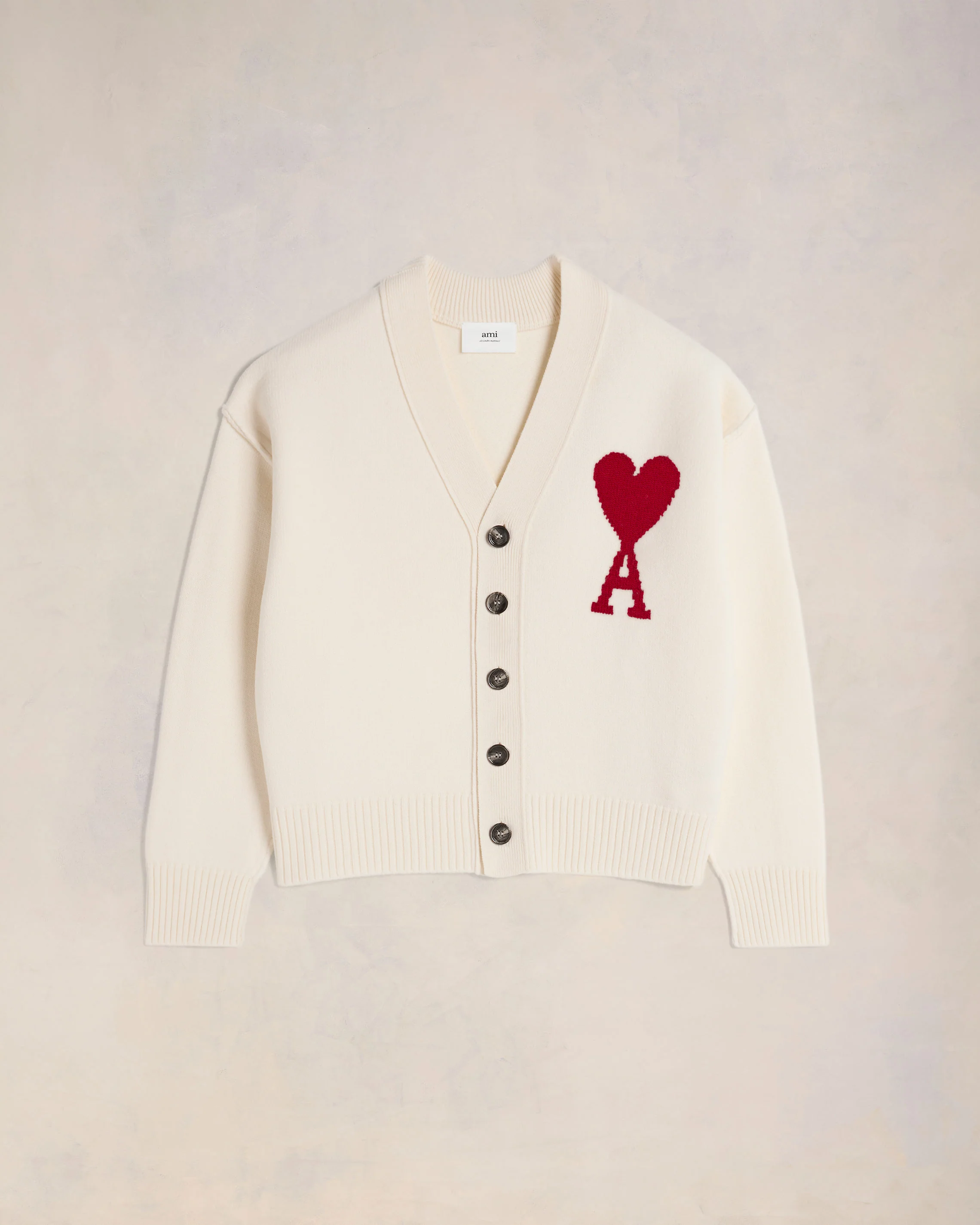 White Wool Ami de Coeur Cardigan