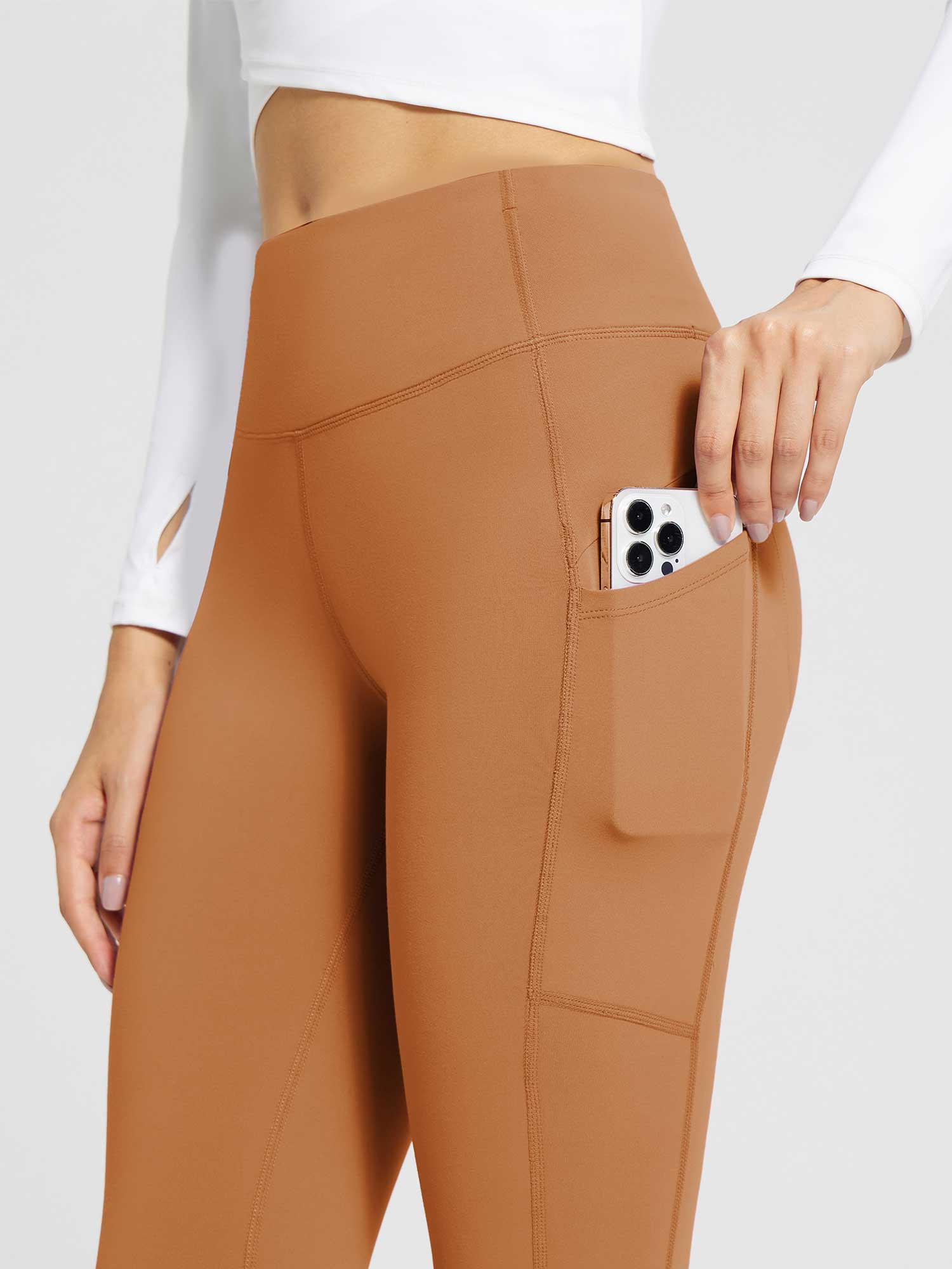 Laureate Fleece-Lined High Rise Pocket Leggings