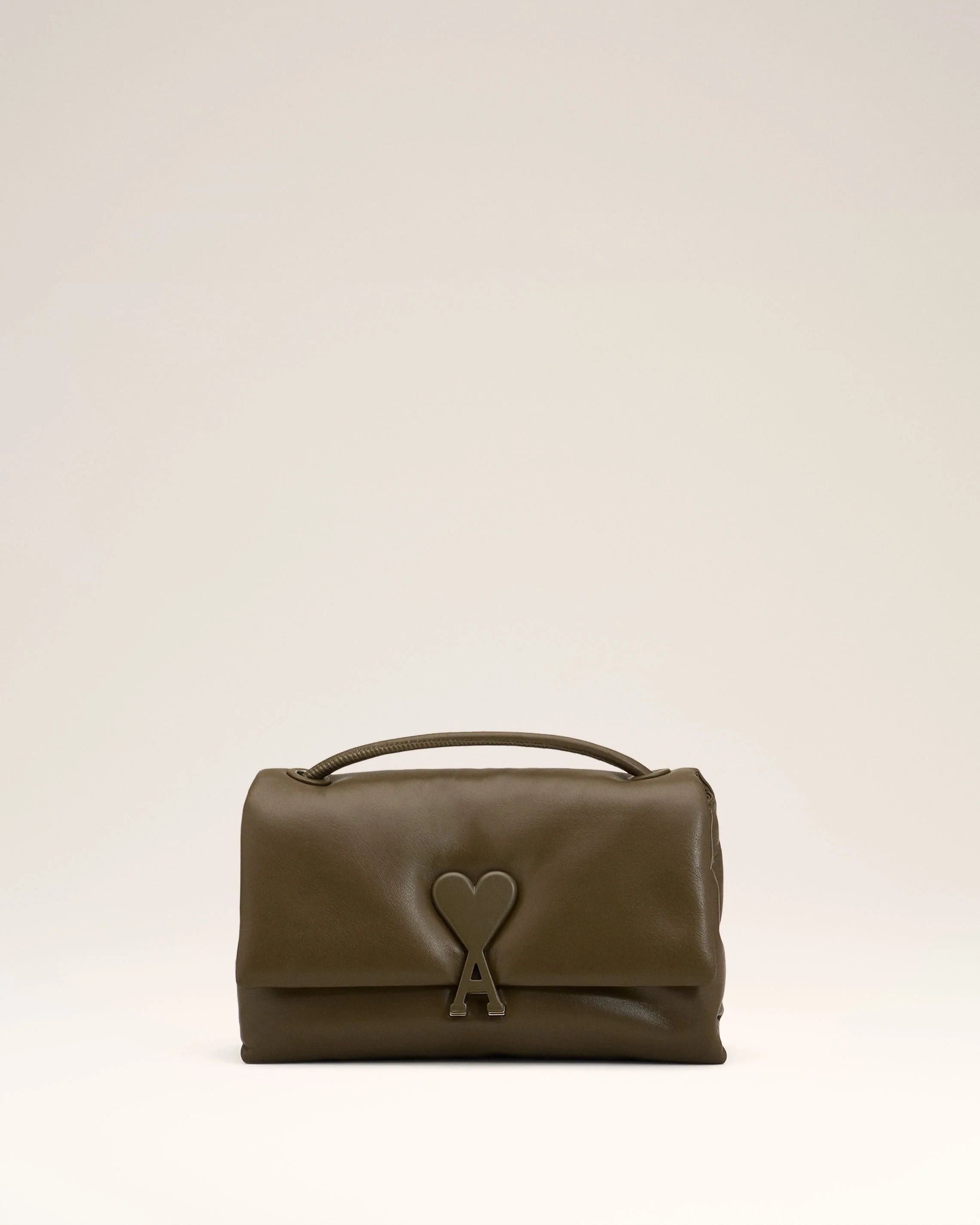Khaki Leather Voulez-Vous Bag