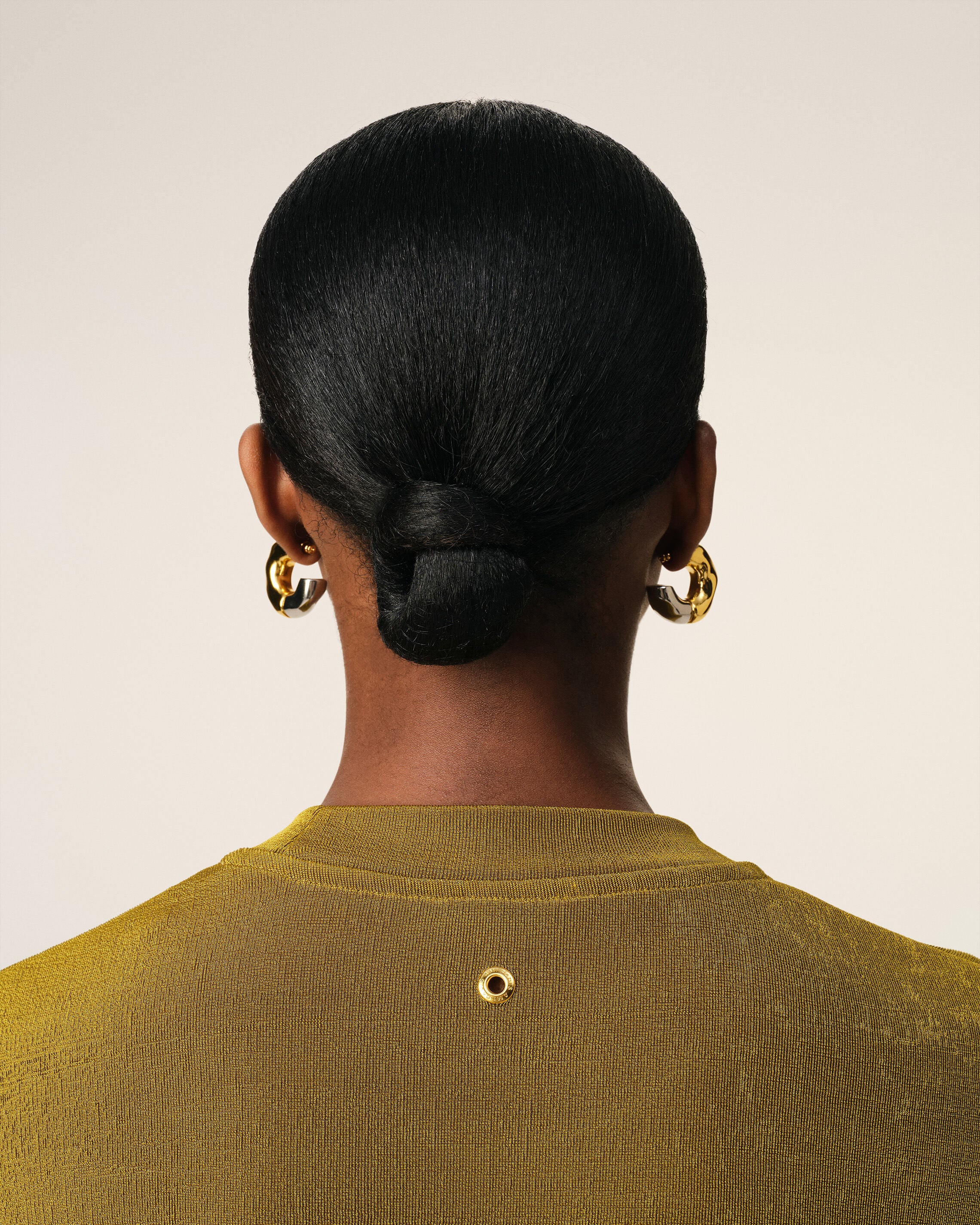 Khaki Rib Jersey Short Sleeve T-Shirt