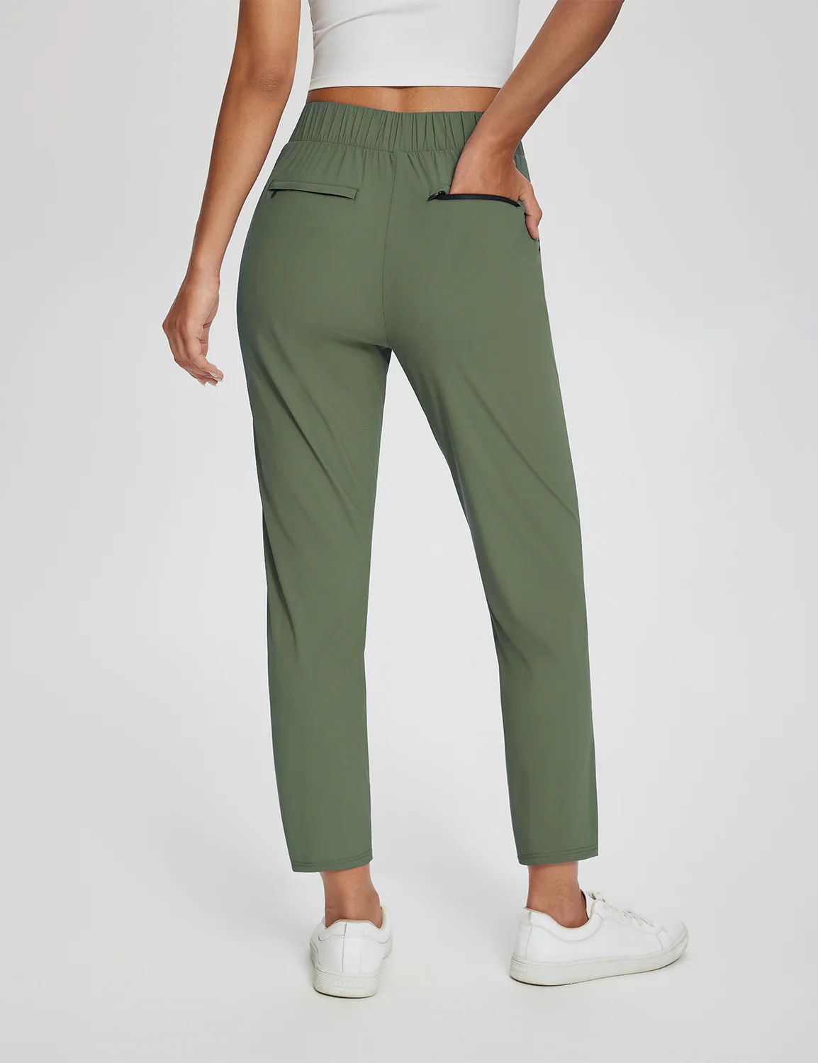Flyleaf Ankle-length High-rise Pants