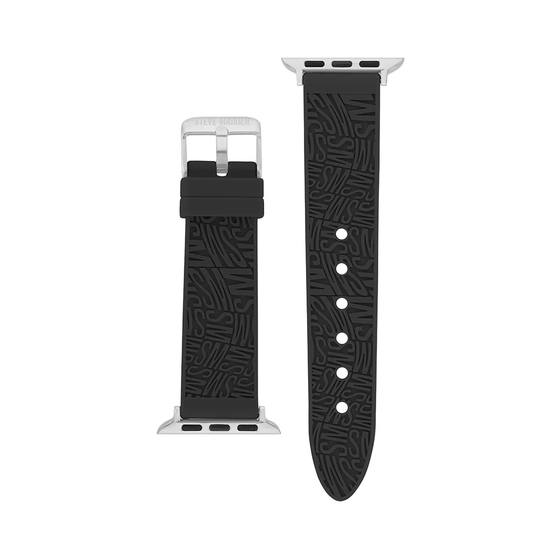 Apple Watch® RUBBER LOGO BAND 38/40/41MM BLACK