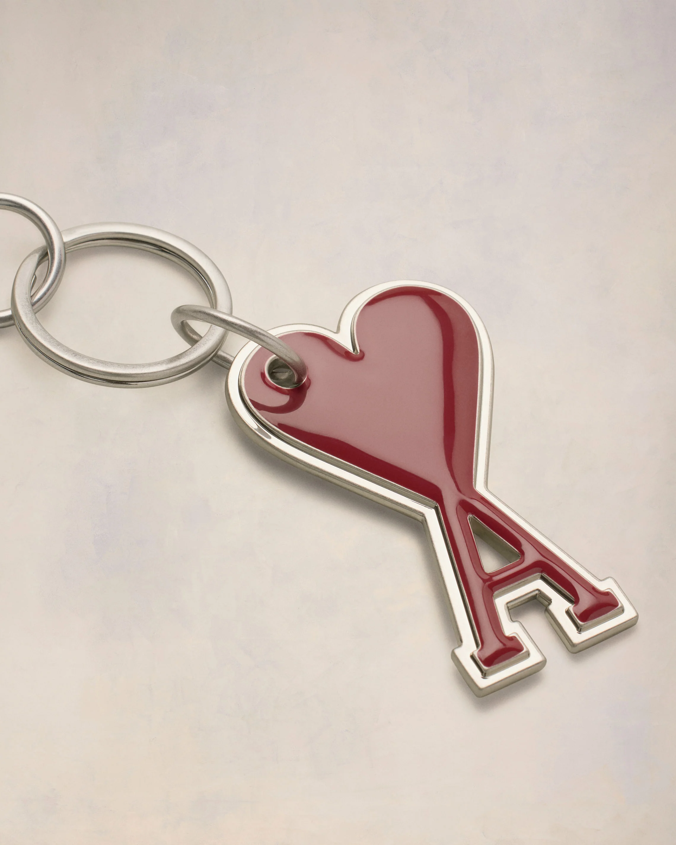 Red Ami de Coeur Keyring