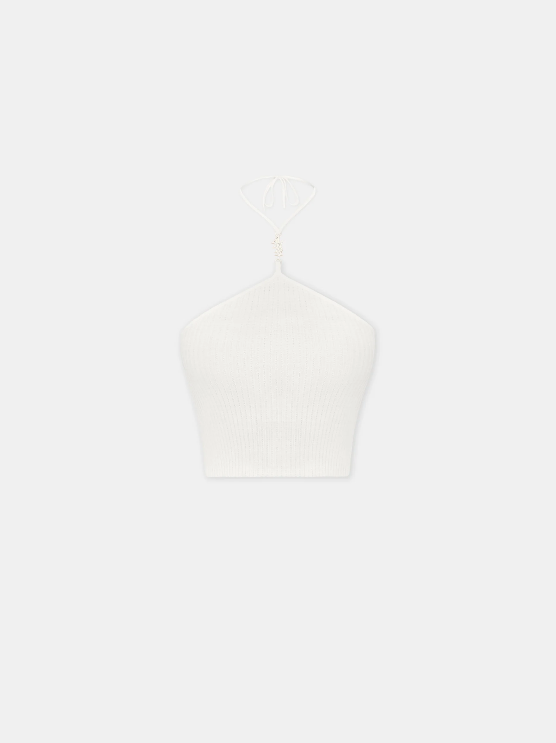 WOMEN - WOMEN'S AMIRI STACKED HALTER TOP - Alabaster