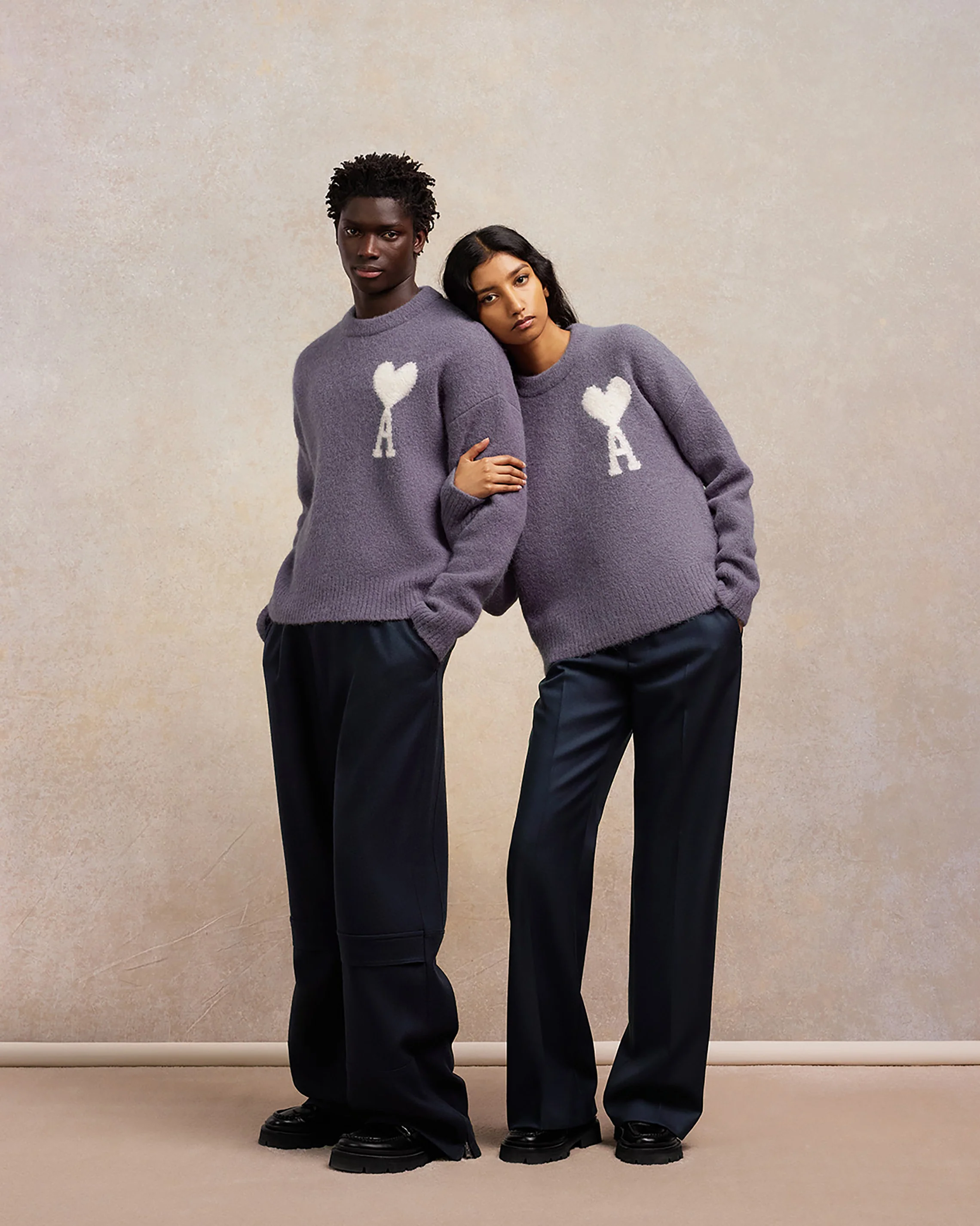 Off-White Ami de Coeur Crew Neck Sweater