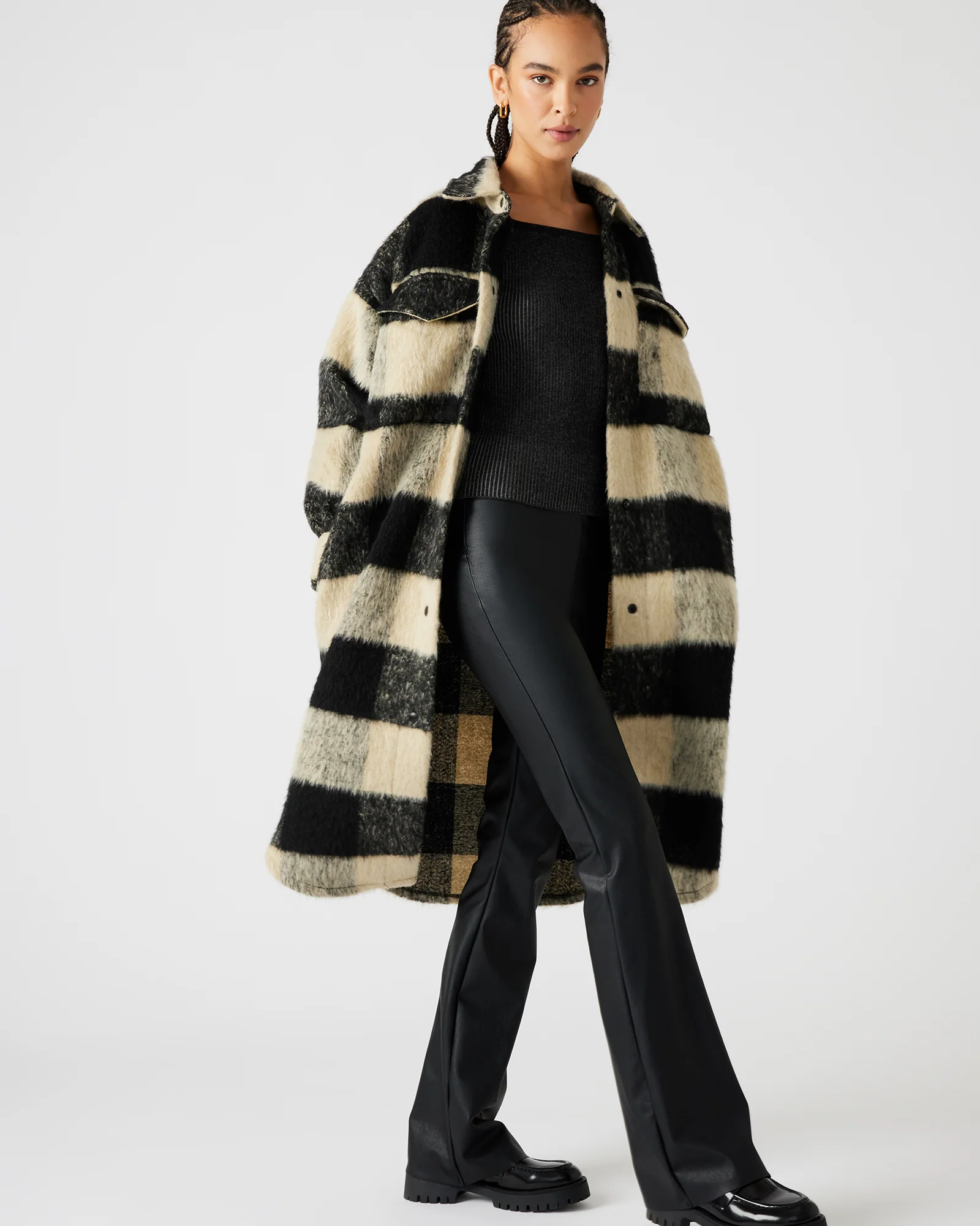 CHLOE SHIRT JACKET BLACK MULTI