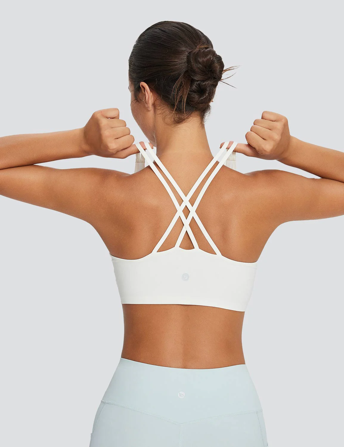 Nuleaf Spaghetti Strap Low Impact Bra