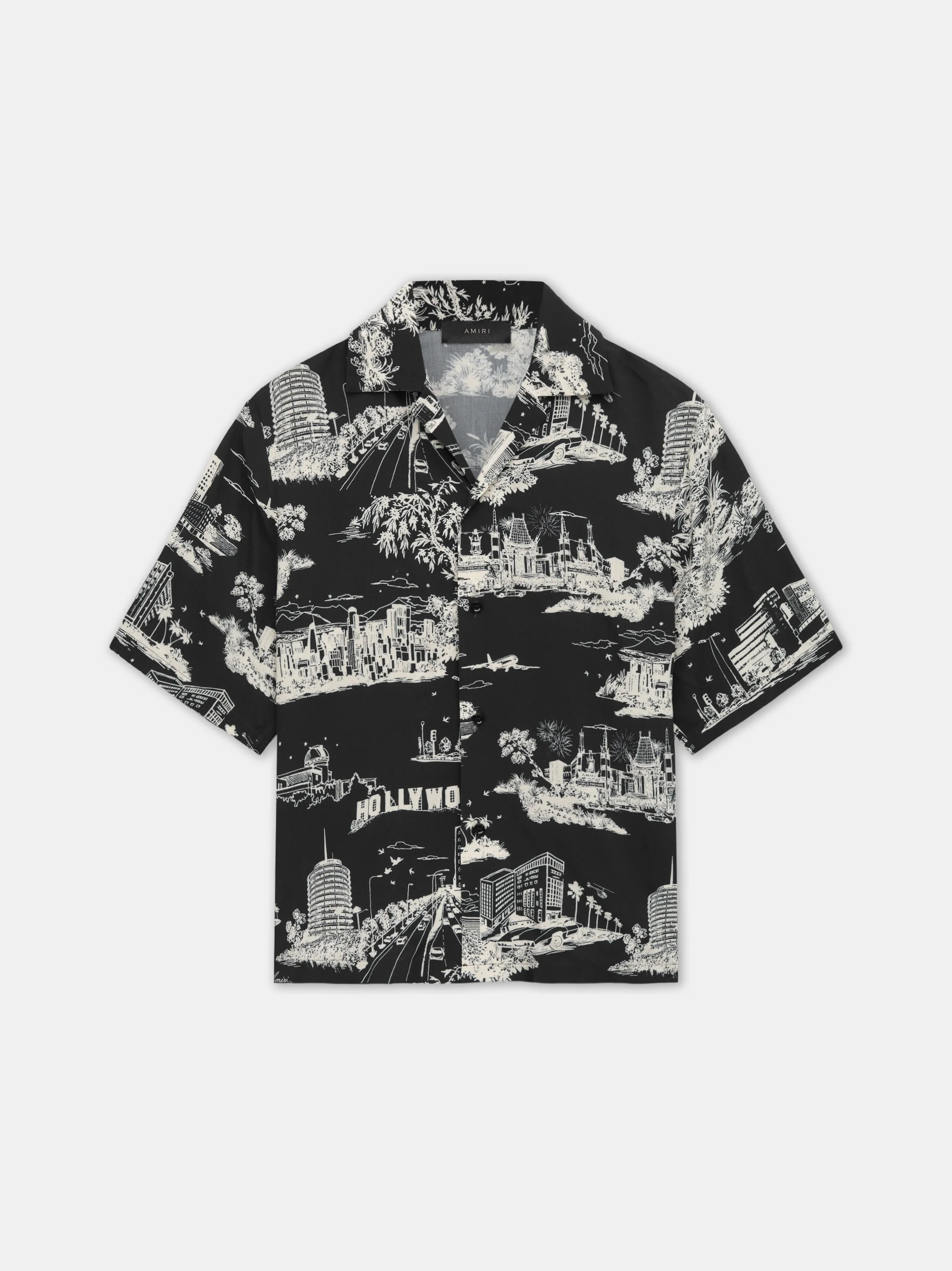LA LANDMARK CAMP SHIRT - Black