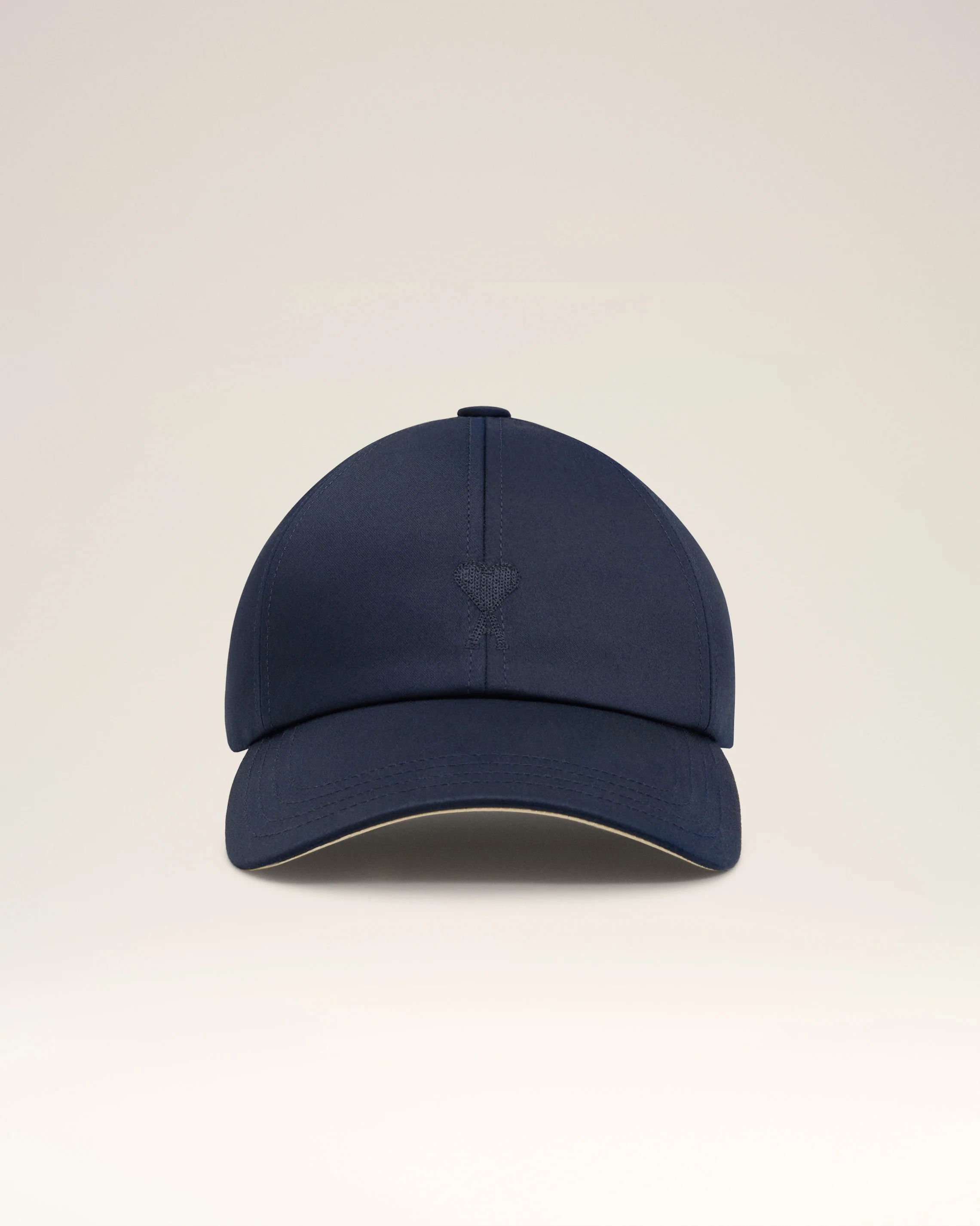 Navy Cotton Tonal Ami de Coeur Embroidery Cap