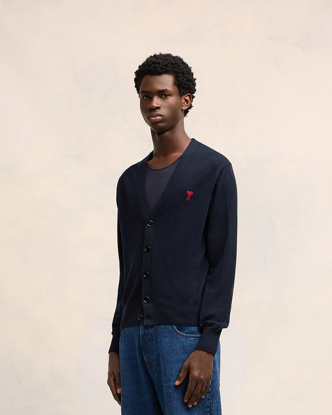 Cardigan With Embroidery Ami de Coeur