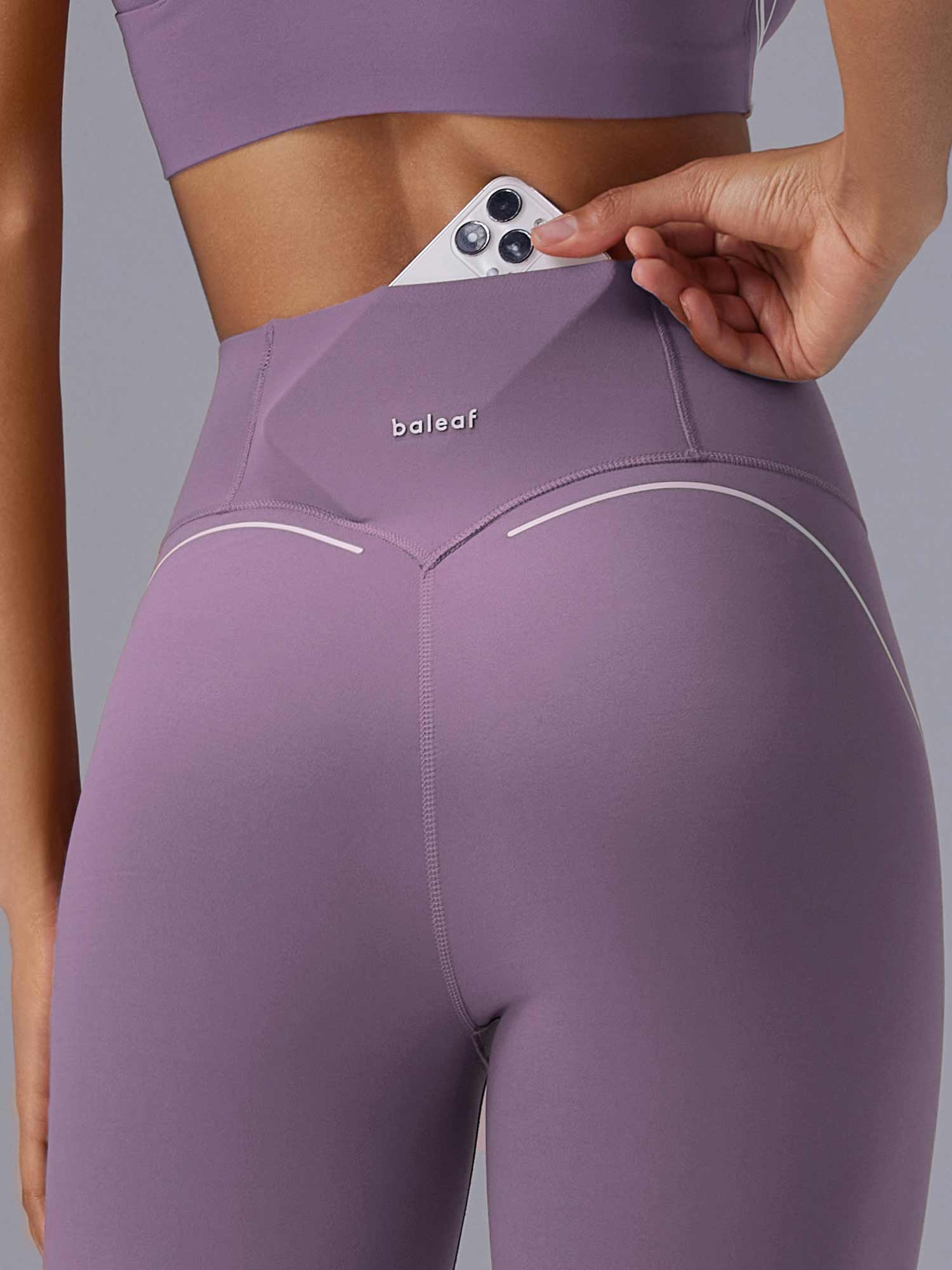 Freeleaf 25 High Rise Stripe Print Leggings