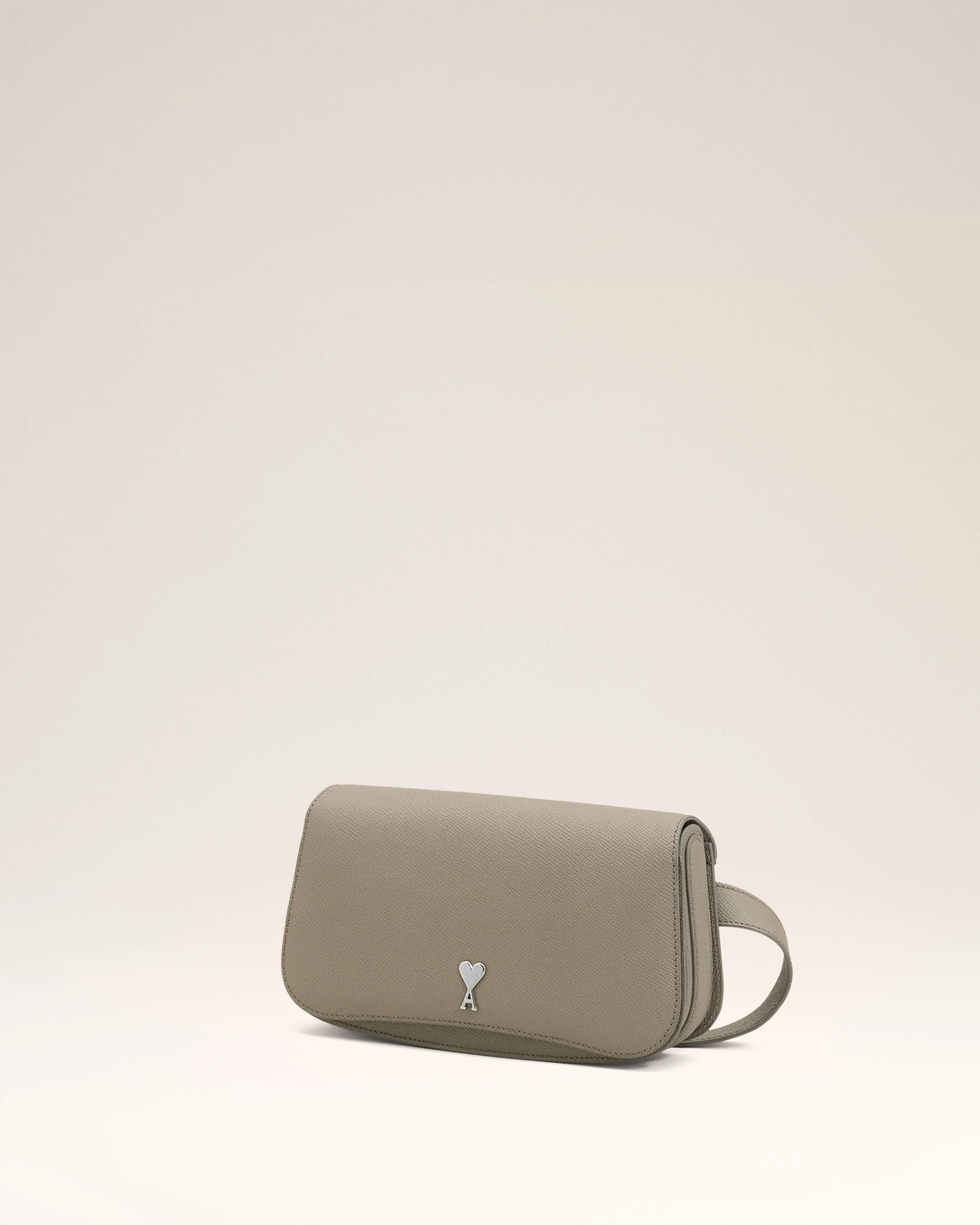 Grey Leather Crossbody Paris Paris Bag