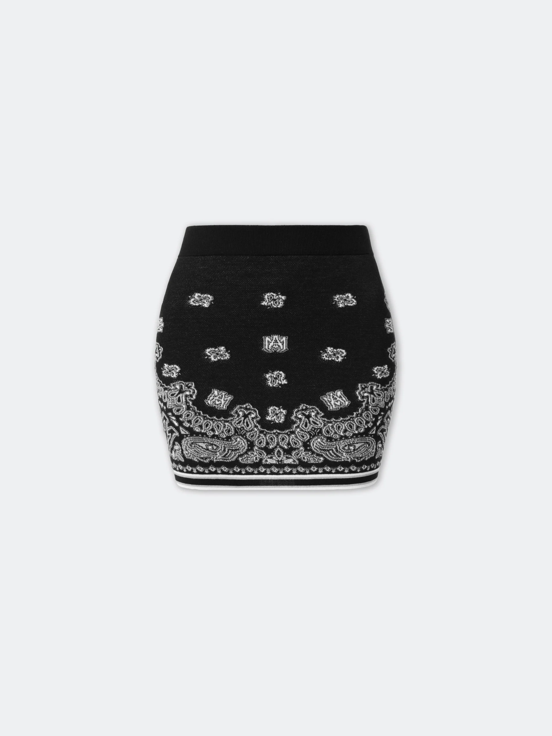 WOMEN - WOMEN'S BANDANA MINI SKIRT - Black