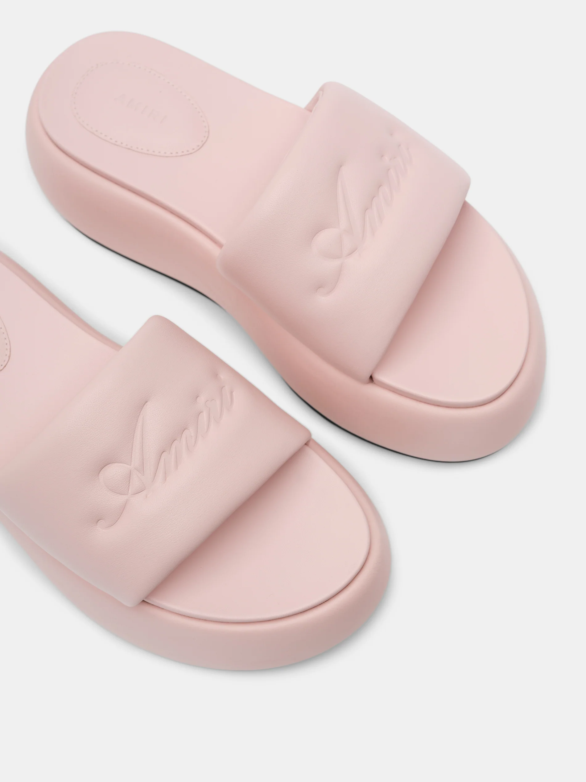 WOMEN - WOMEN'S AMIRI SCRIPT PLATFORM SANDAL - Pink