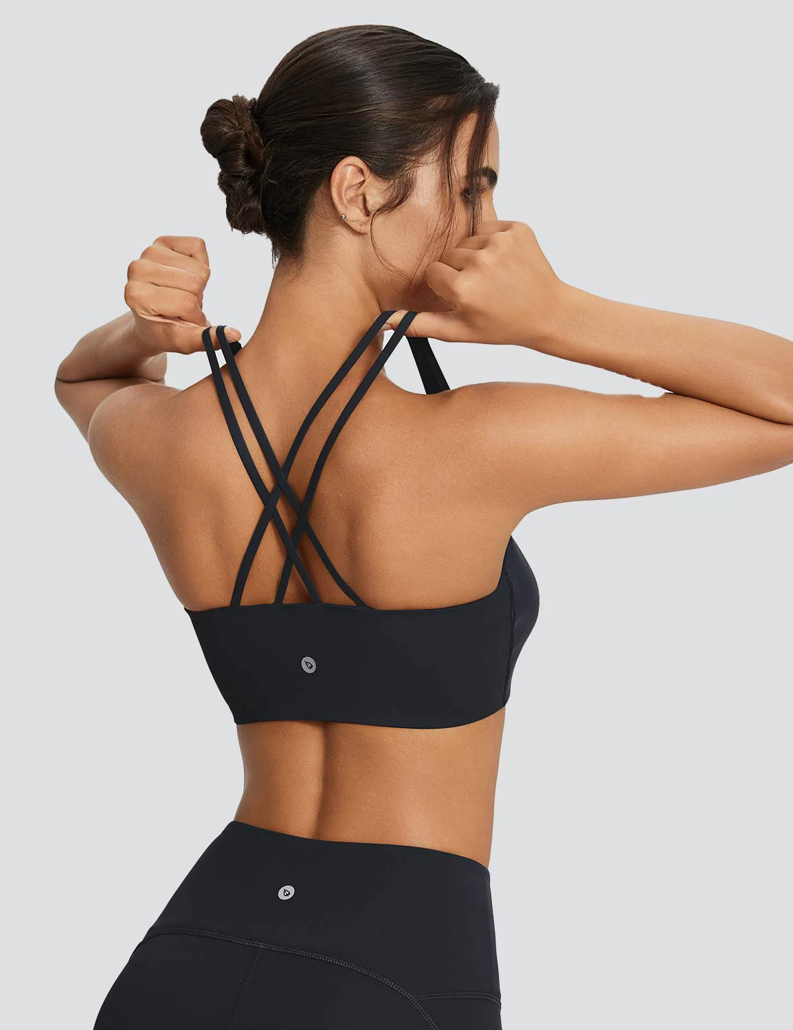 Nuleaf Spaghetti Strap Low Impact Bra