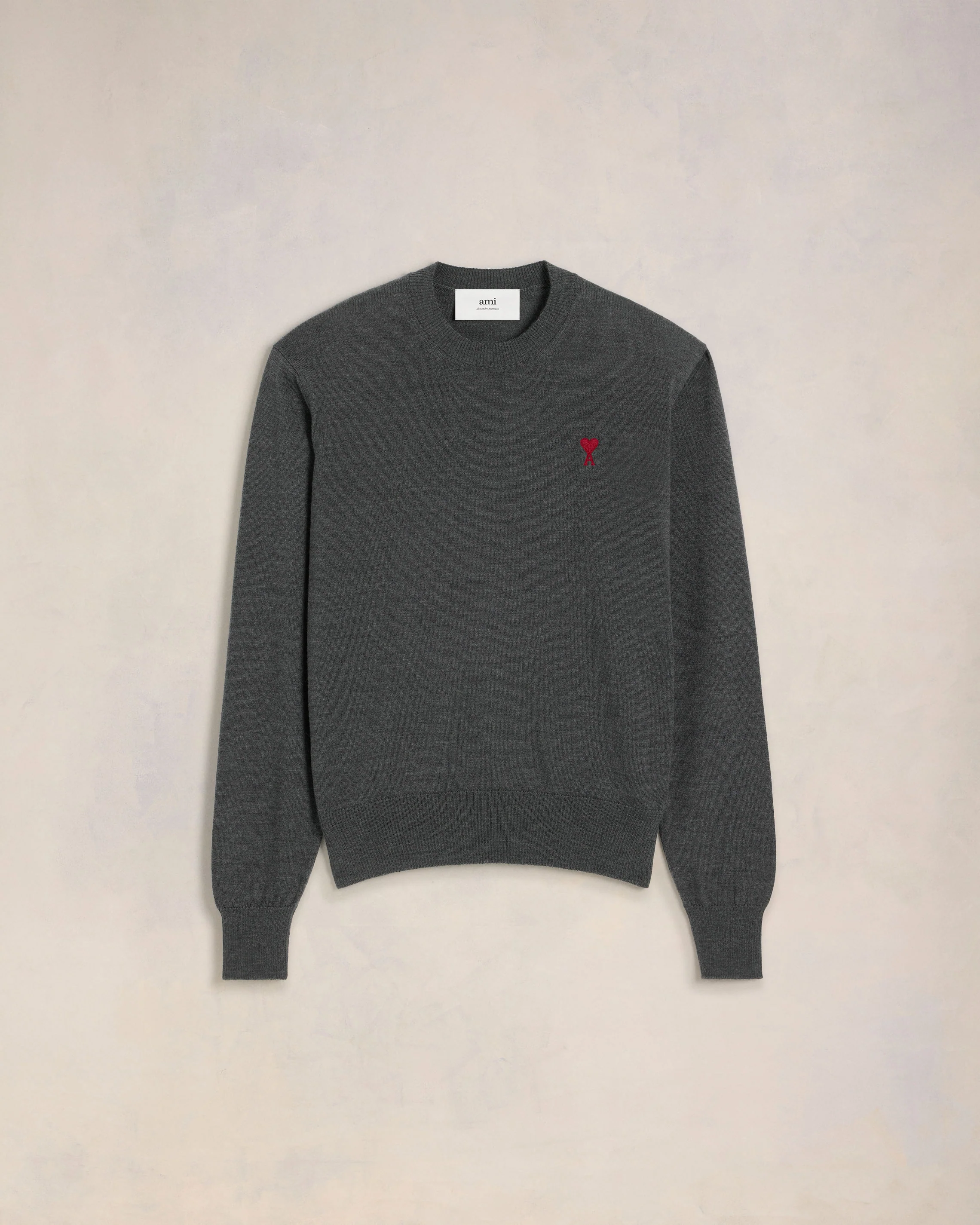 Red Ami de Coeur Crew Neck Sweater