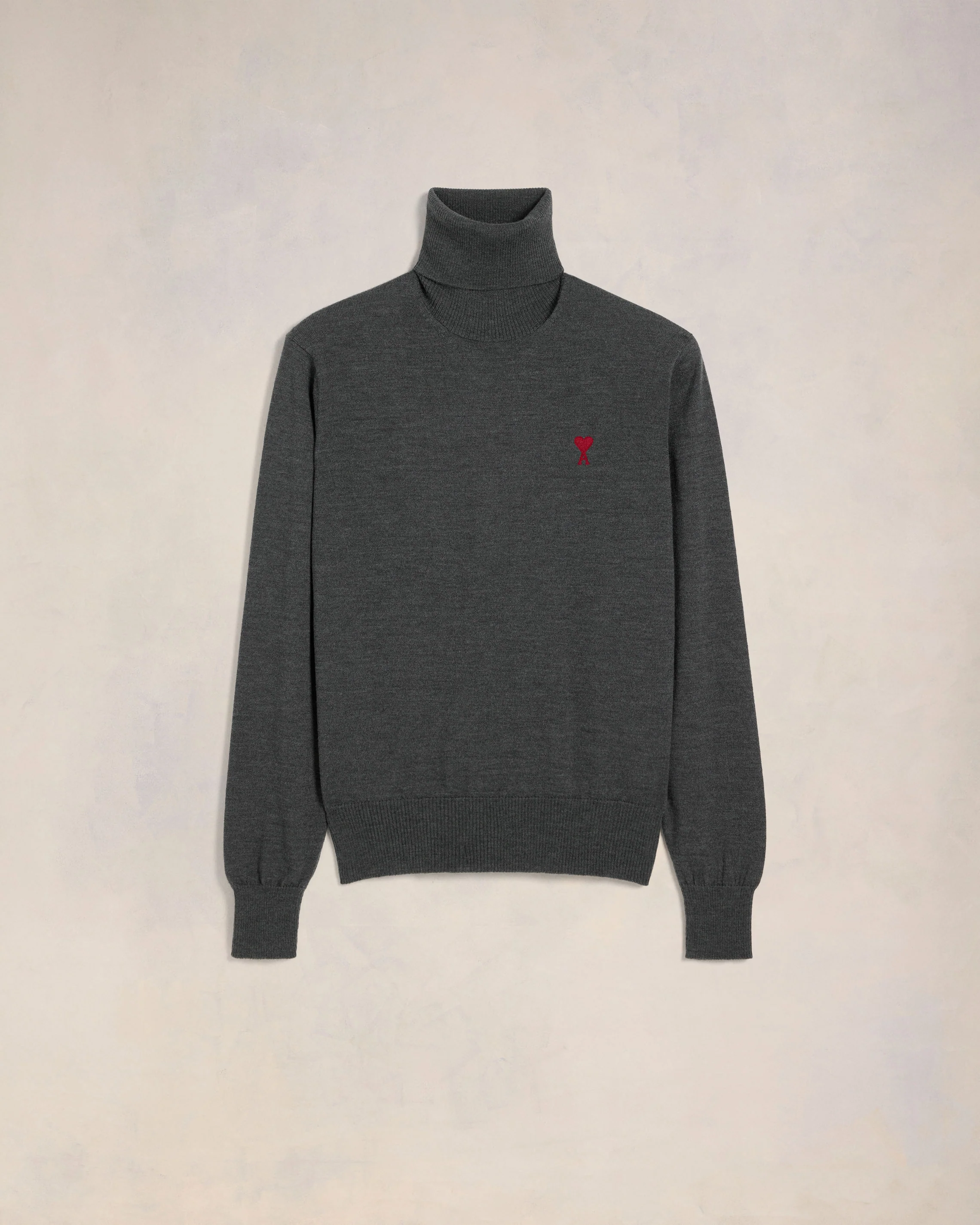 Red Ami de Coeur Turtle Neck Sweater